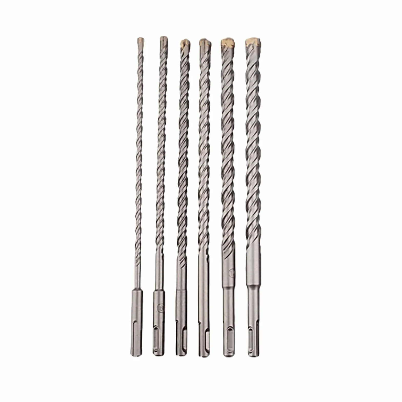 Zestaw wiertła obrotowego SDS Plus， Wiertło udarowe do betonu SDS Plus 6-25 mm 260 mm z węglika wolframu, cegła krzyżowa | 22mm