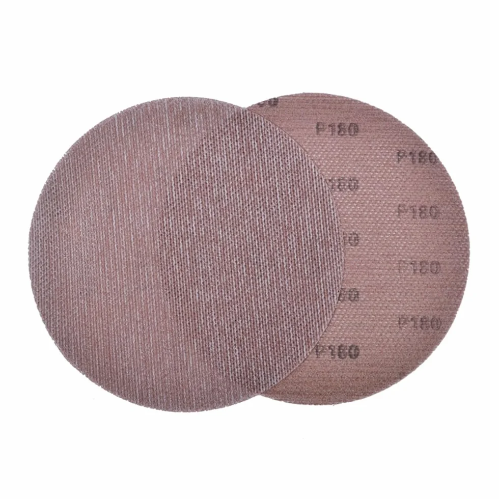 Siatkowe tarcze ścierne z rzepem, zestaw 50 sztuk, 225 mm, ziarnistość 80-800, papier ścierny o grubości 9 cali, arkusze do szlifierek oscylacyjnych, długą szyjką, płyt gipsowo-kartonowych(120grit)
