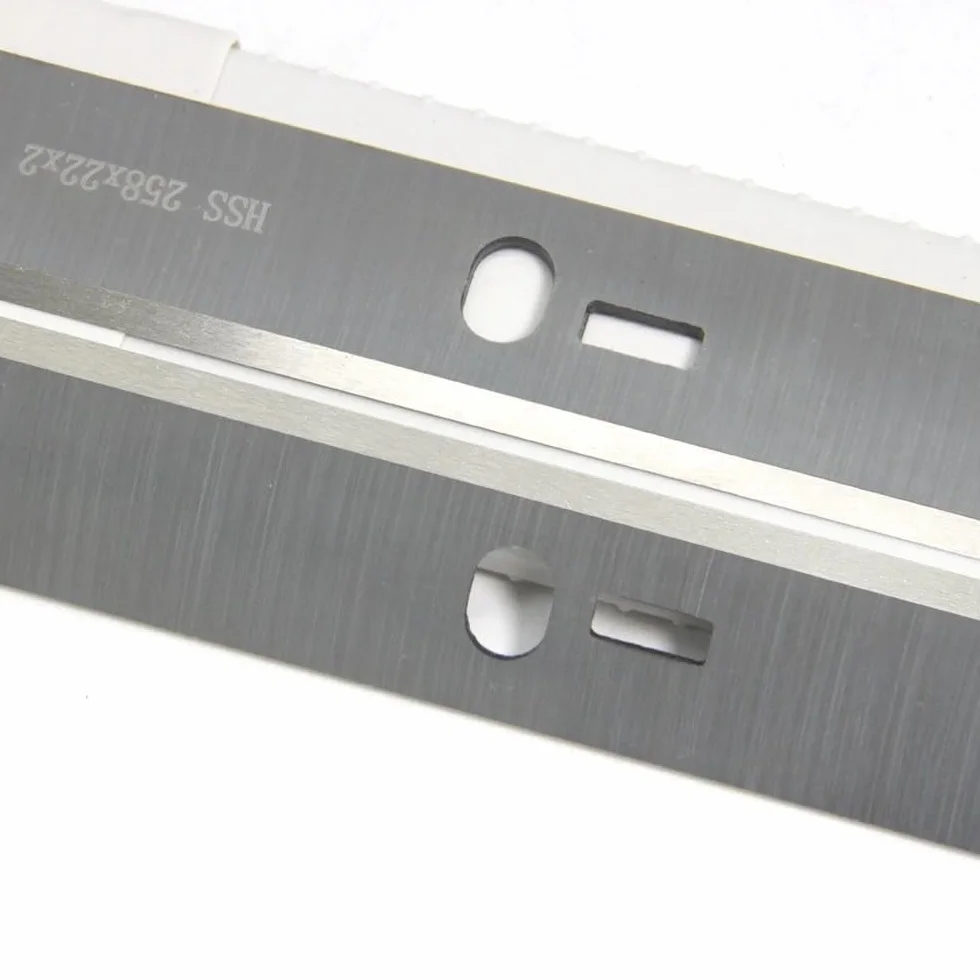 2 sztuki HSS 258mm Noże do strugarki, 258mm Ostrze płaszczyzny do Planierka Dla Maszyny do obróbki drewna, 258 x 22 x 2mm