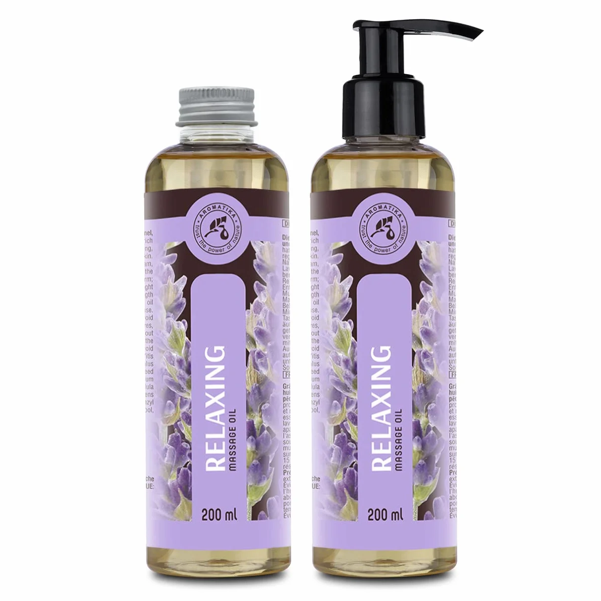 Kojący Olejek do Masażu 200 ml Jojoba Migdał Lawenda Geranium z Pestkami Winogron Spa do Stóp