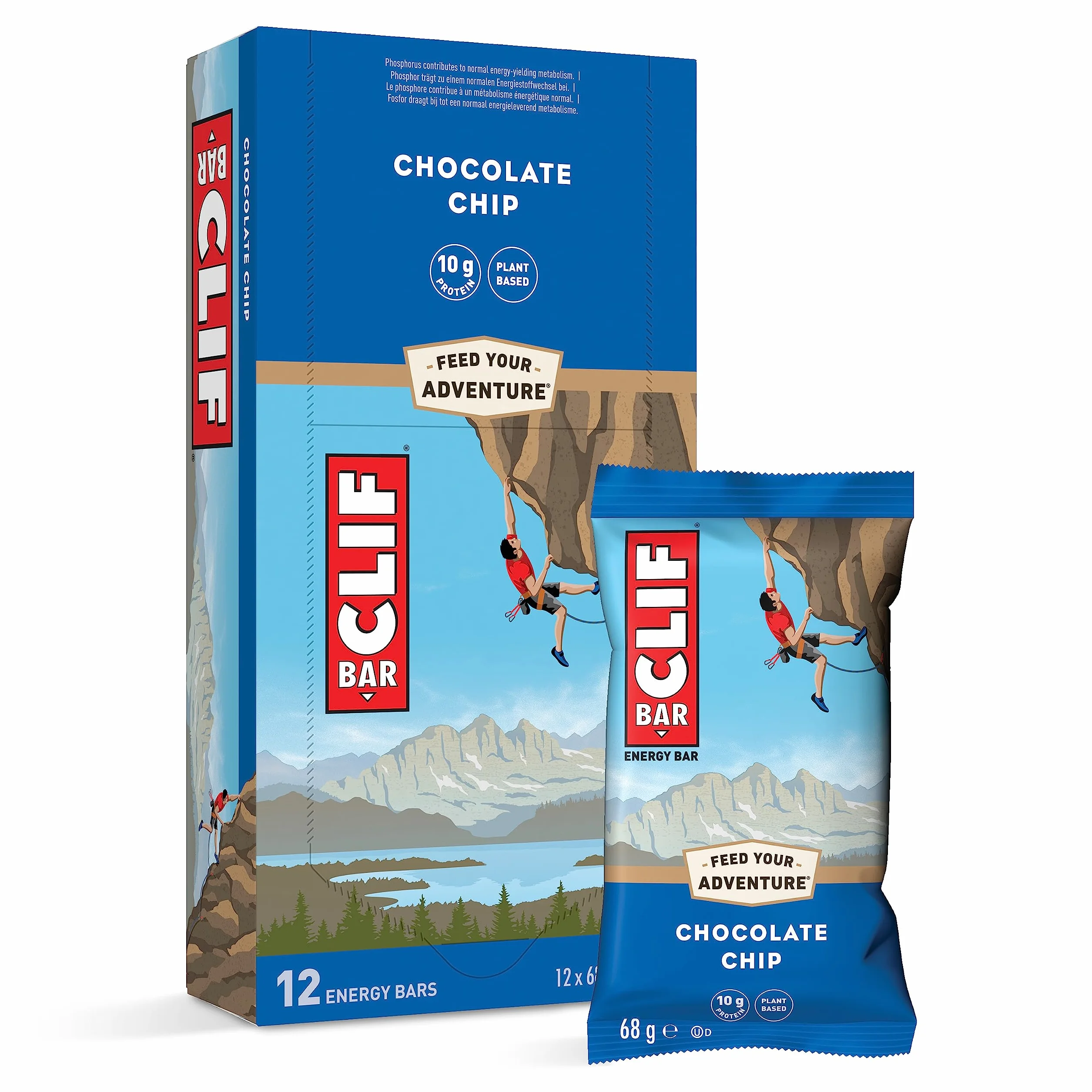 CLIF BAR Baton Proteinowy 12 x 68 g Roślinny Sport Wytrzymałościowy