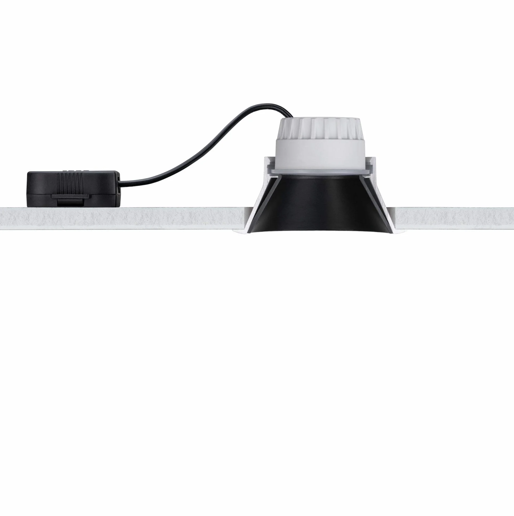 Paulmann 93402 Oprawa Wpuszczana Led Cole Okrągła Wraz Z Przyciemnianym Reflektorem Wpuszczanym 3X6,5W Biały, Czarny Matowy Reflektor Wpuszczany Plastik, Cynk Aluminiowy Punkt Sufitowy 2700K ,Biały, Czarny Mat ,3Er-Set , 19.5 Watts