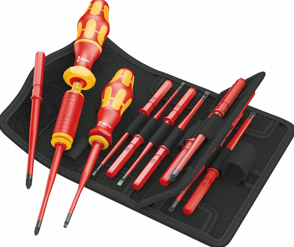 Wera Vde Torque Zestaw Wkrętaków, Czerwony/Żółty, 16 Elementów