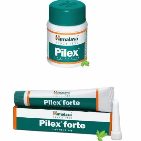 Himalaya Pilex tabletki + Pilex fort maść 30g opakowanie 2 sztuki