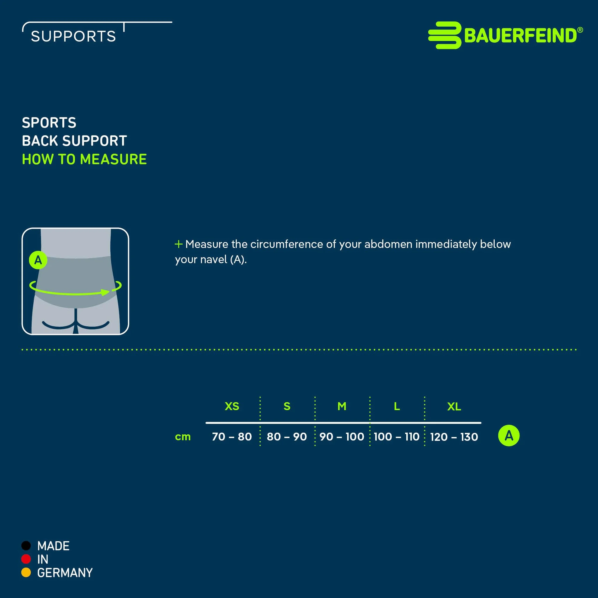Sportowy bandaż na plecy "Sports Back Support", podkładka silikonowa, ochrona przed przeciążeniami