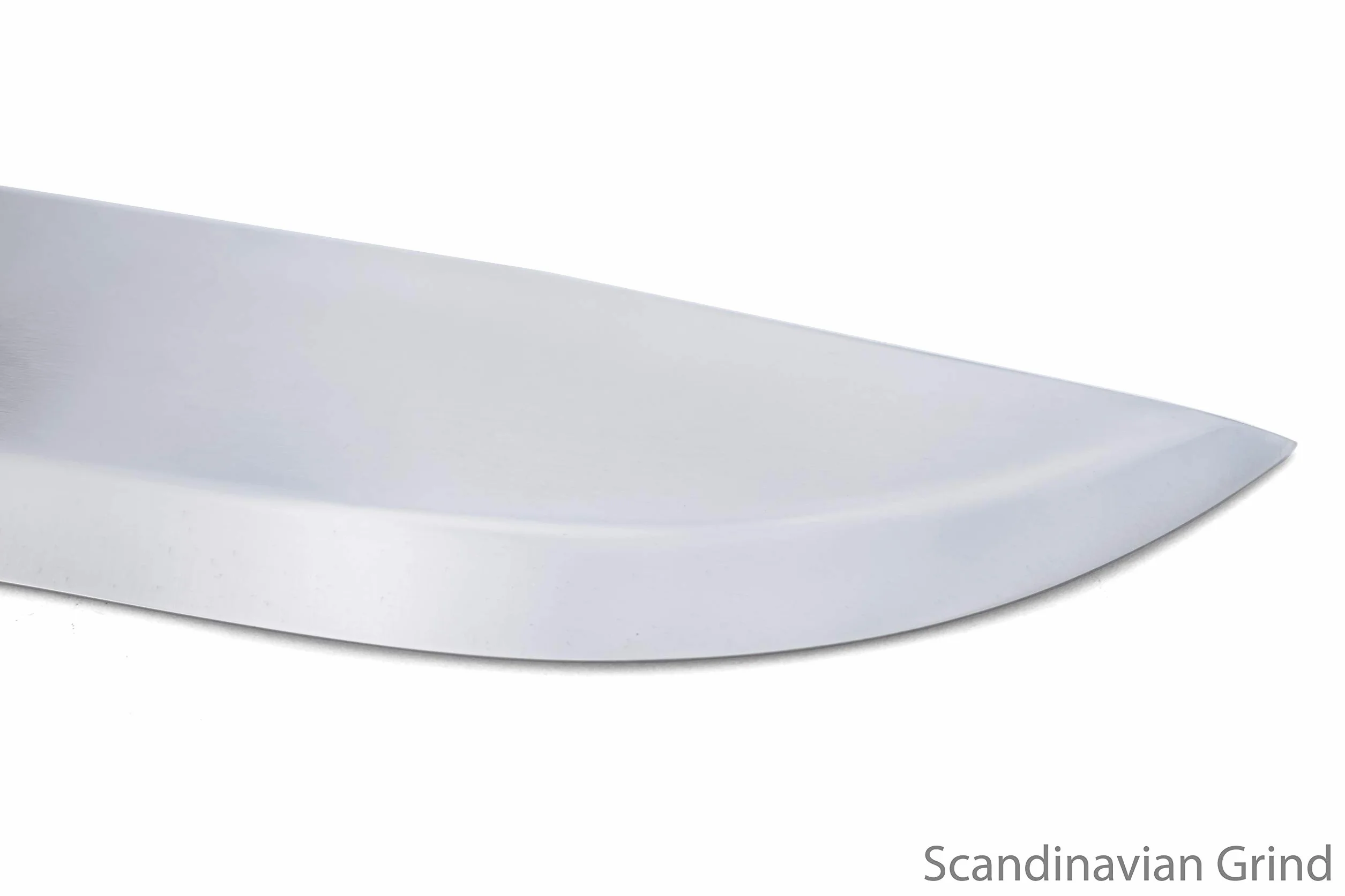 BPS Knives Blank 06 - Pusta klinga do tworzenia noży - Ostrze ze stali węglowej o długości 12 cm - Skandynawska pusta klinga do noży Scandi Grind - Ostrza do tworzenia noży.