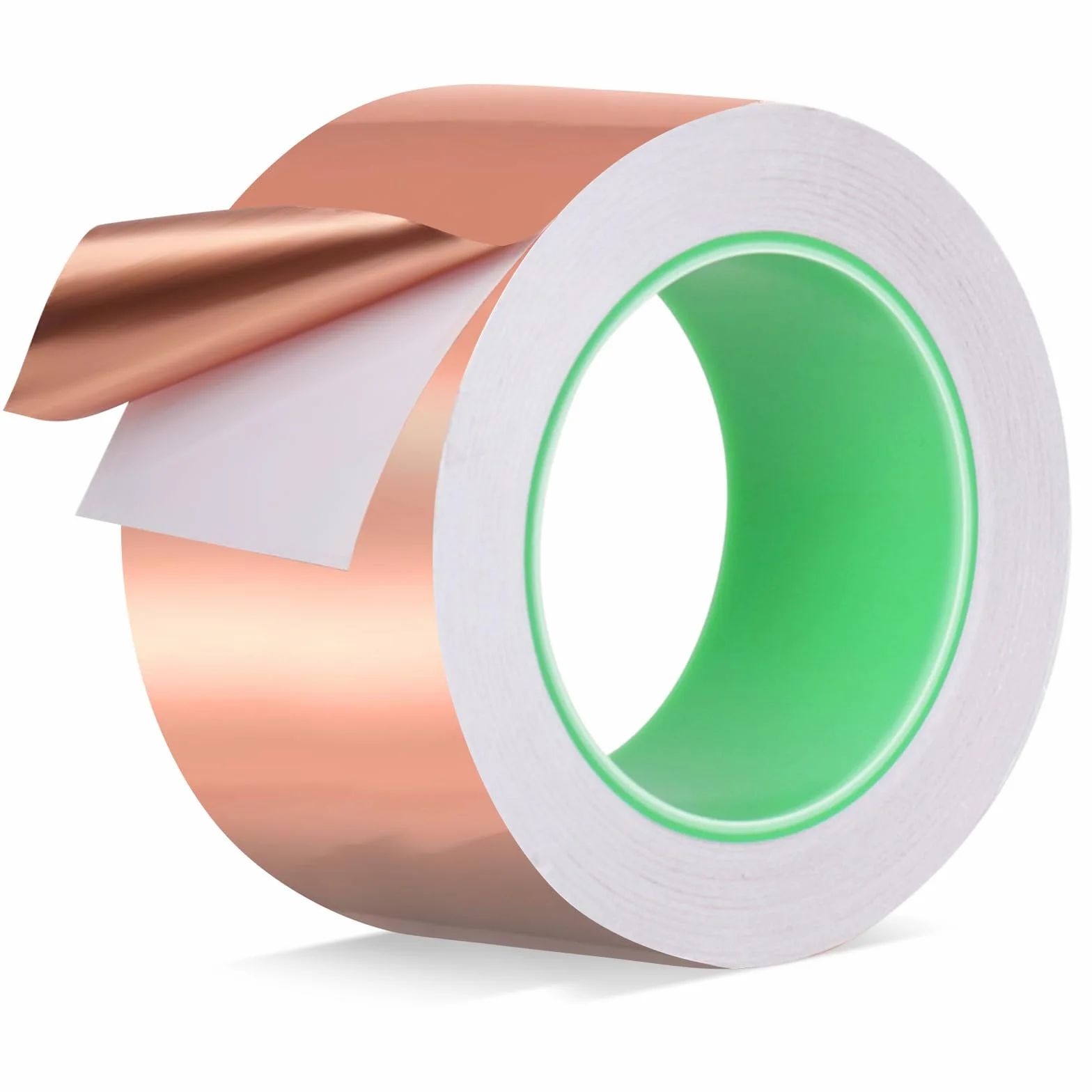 Kupferband, 50mm*20m, Taśma miedziana przeciwko ślimakom, Taśma miedziana EMI przewodząca z obu stron, chroniąca przed ślimakami do roślin w podwyższonych grządkach