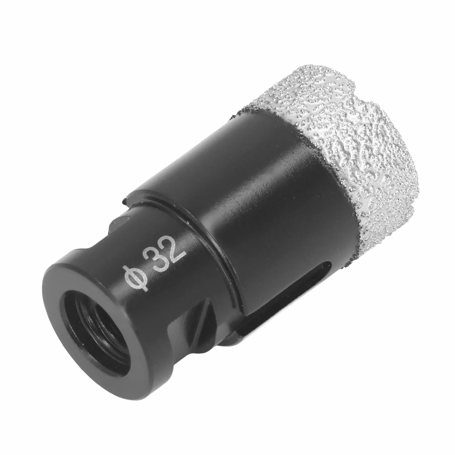 FTVOGUE 9 szt. Zestaw Otwornic Diamentowych Lutowane Wiertła Diamentowe M14 do Szlifierki Kątowej 5 Mm do 68 Mm Zagęszczona Powłoka Szmerglowa Szklanych Płytek Ceramicznych Wiercenie w Kamieniu