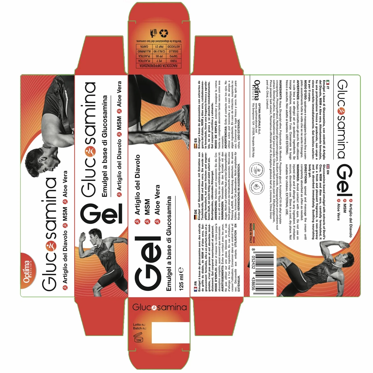 Glukozamina Żel, 125 ml