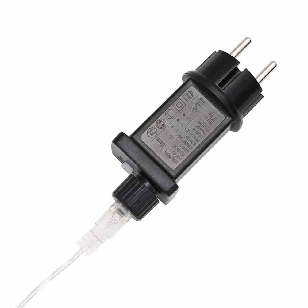 vidaXL Lina świetlna z 240 diodami LED Ciepła biel 10 m PVC, Oświetlenie LED, elastyczne lampki na żyłce, dekoracyjne świetlne akcenty, do domu i ogrodu, idealne na Święta