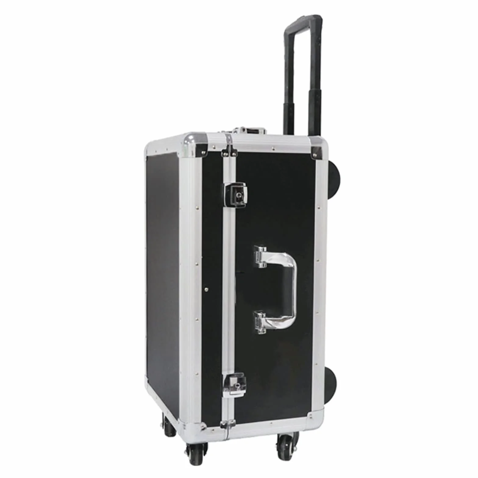 Skrzynka narzędziowa skrzynka narzędziowa skrzynka narzędziowa aluminiowa twarda skrzynka narzędziowa przenośna walizka do przechowywania z kółkami organizer na sprzęt skrzynia ze zdejmowaną pianką