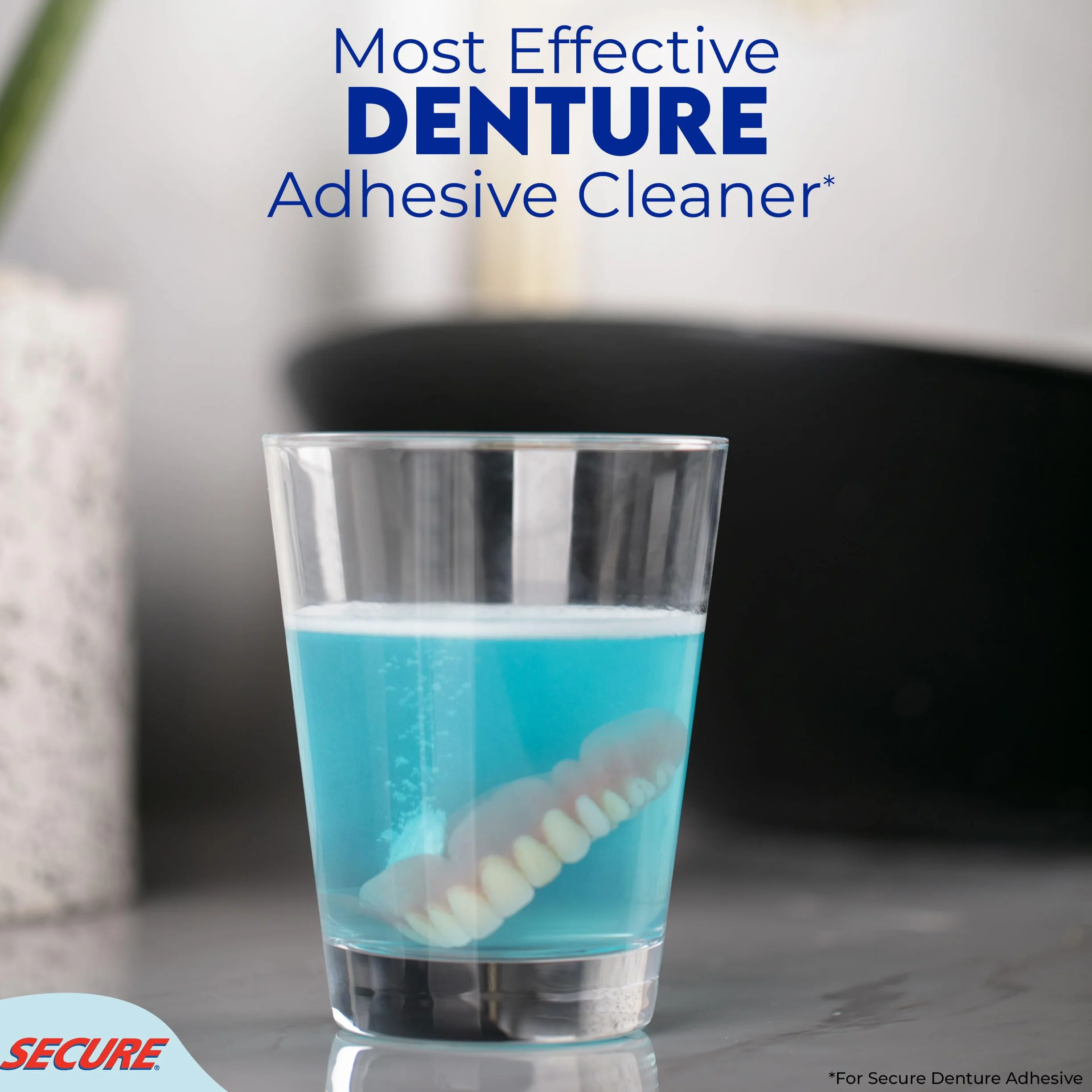 Secure – tabletki do czyszczenia zębów – 32 tablety od Secure Denture Adhesive