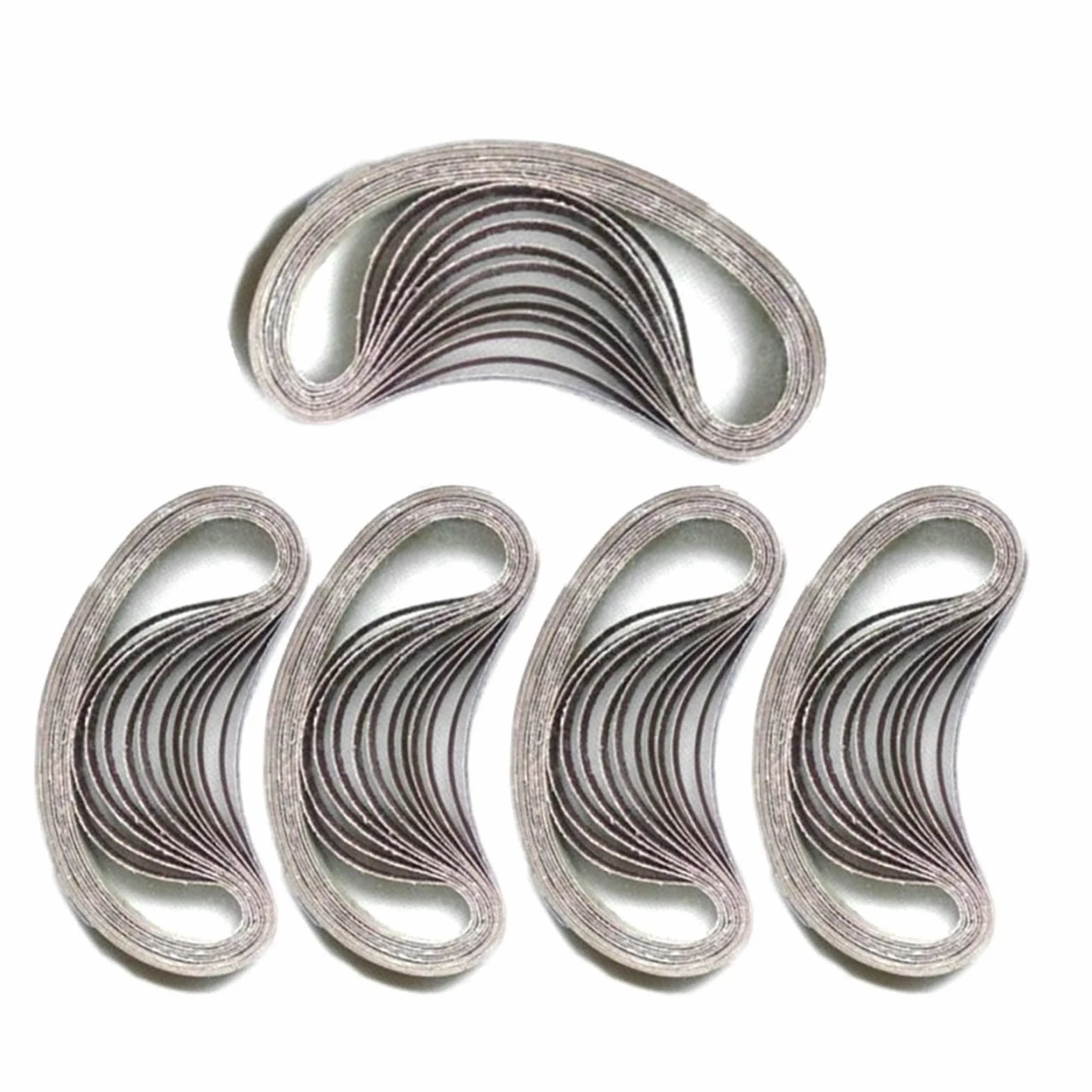 Rolka papieru ściernego, drobny papier ścierny, 50 szt. Taśma szlifierska do przenośnych szlifierek szlifierskich 457x13 mm papiery ścierne drewno metal papier ścierny materiał ścierny 40-600 (kolor: