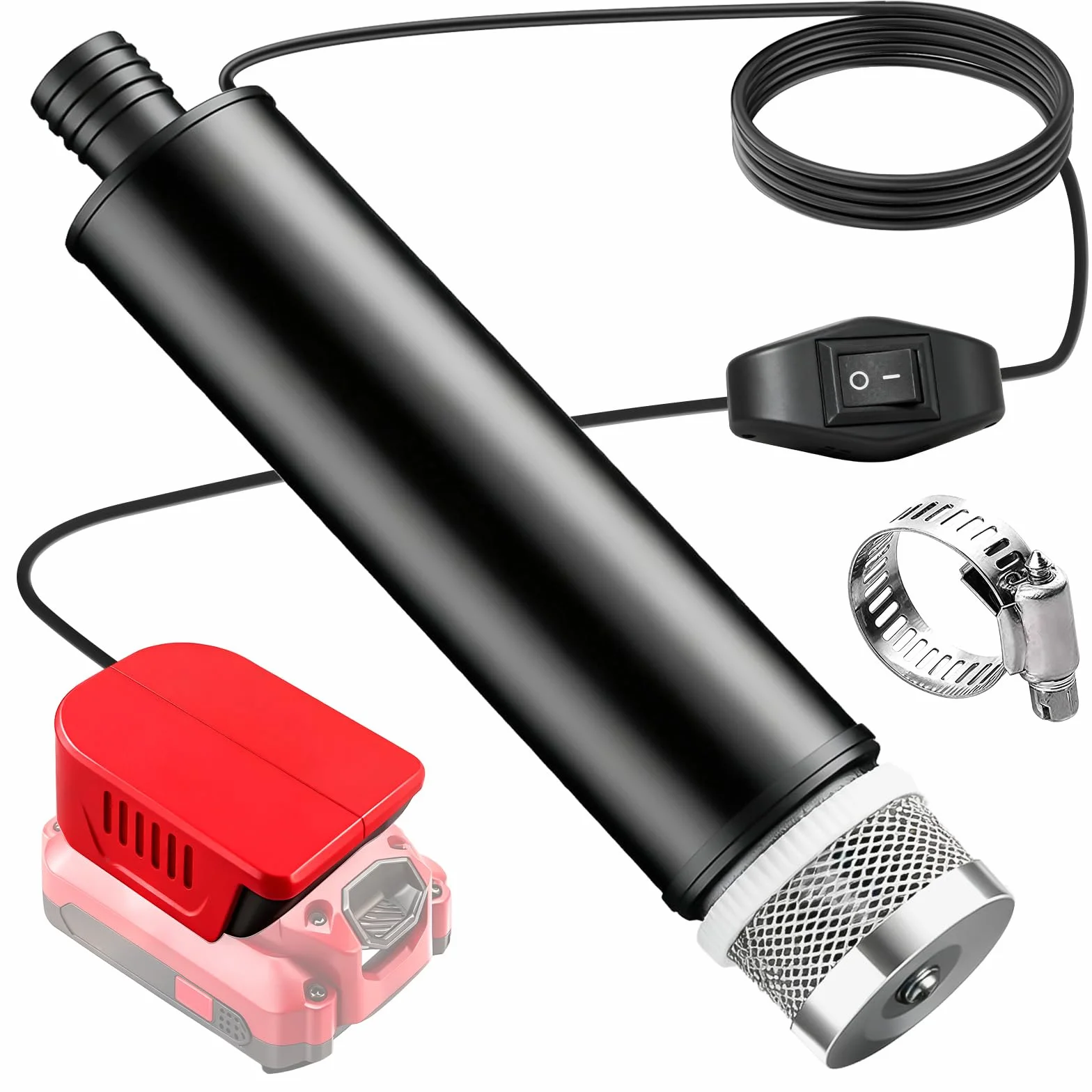 Mini pompa wodna do akumulatora litowo-jonowego Einhell PXC 18 V, 30 l/min, 4500 obr./min, pompa głębinowa do akumulatora Einhell 18 V, pompa do brudnej wody, do ogrodu, jacuzzi, zbiornika