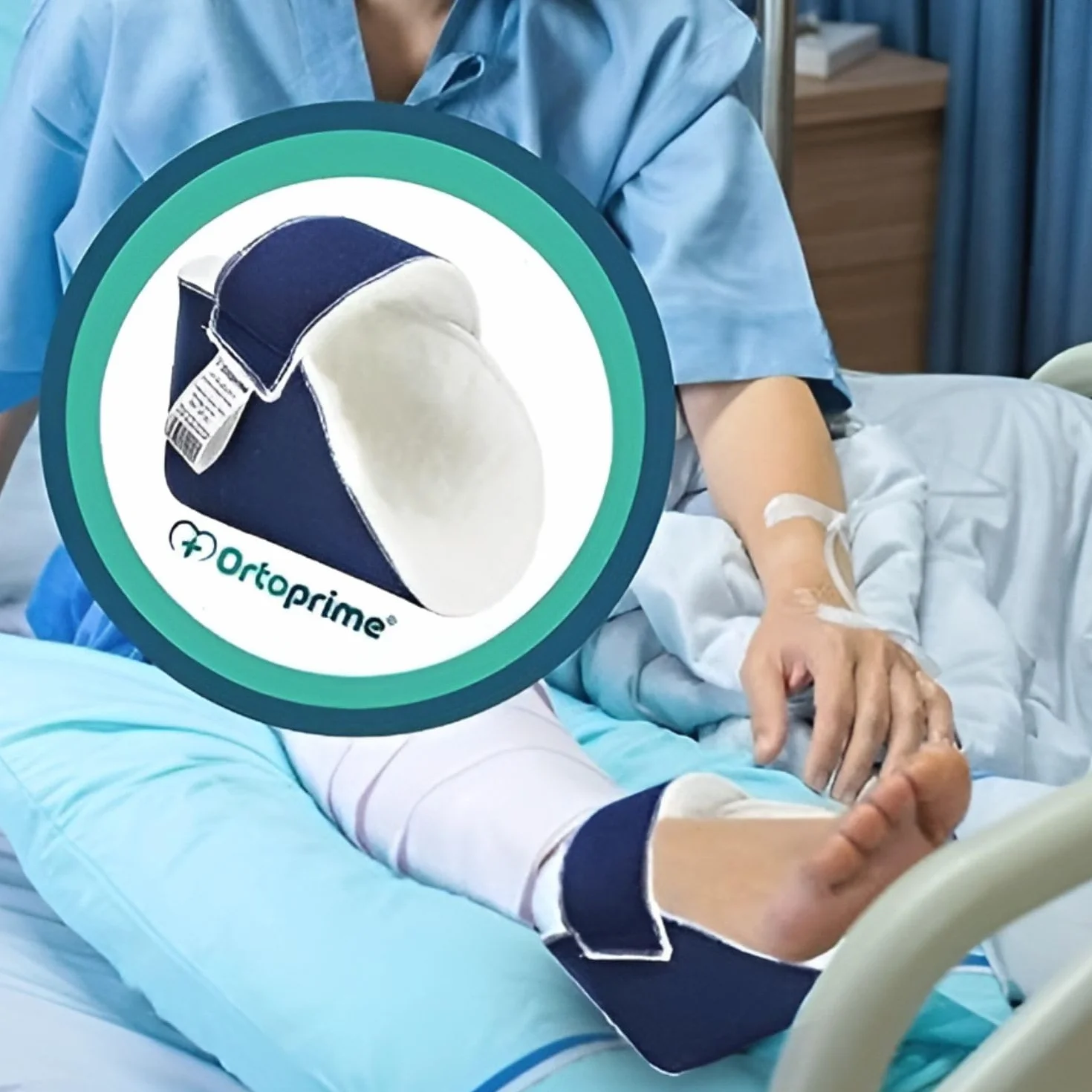OrtoPrime 2 sztuki ochraniacz na pięty i łokcie uniwersalny poduszka przeciw odłuszczaniu stóp