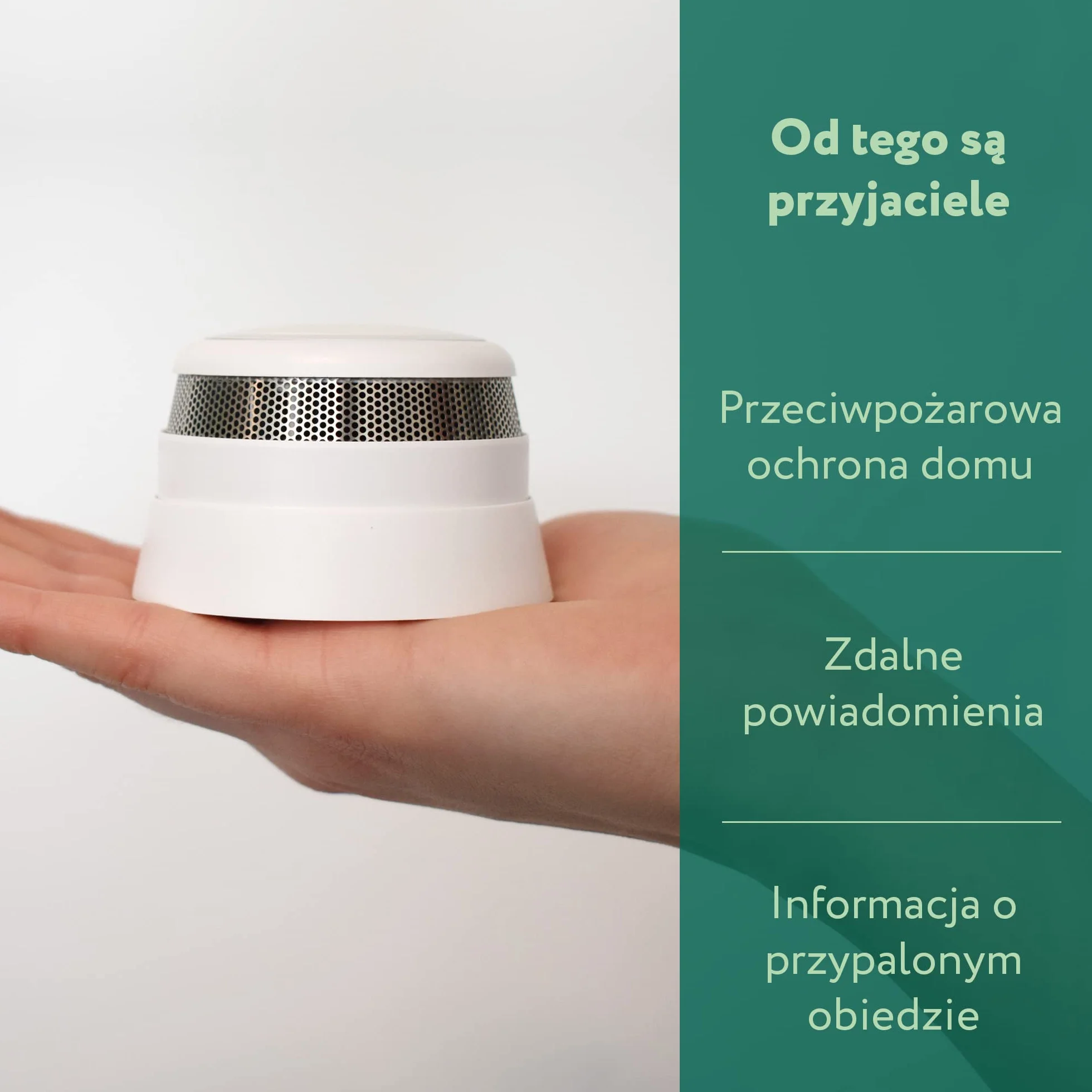frient Intelligent Smoke Alarm Bezprzewodowy Czujnik Dymu Zigbee SmartThings Home Assistant Homey