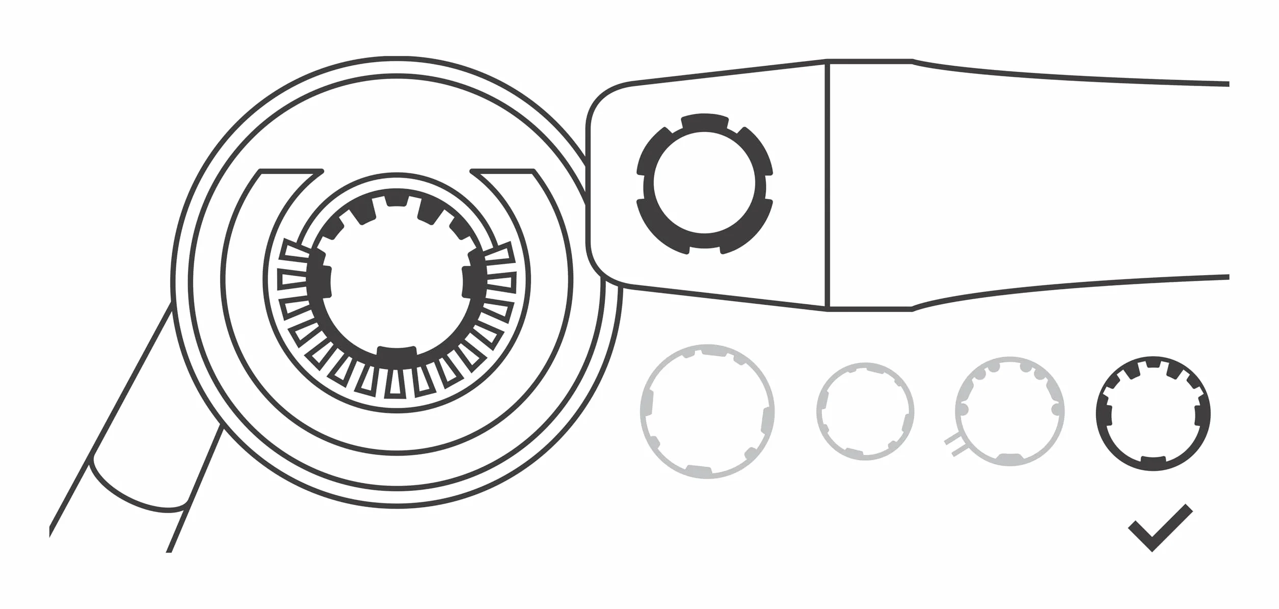 Bosch 1 x PRO okap ssący (Ø 115, 125 mm, profesjonalne akcesoria, mała szlifierka kątowa)