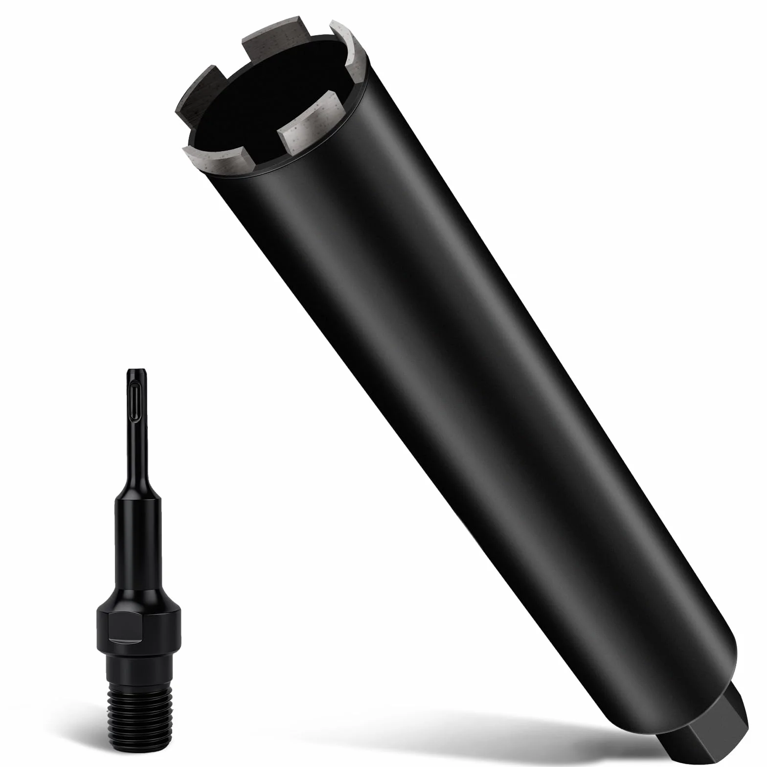 Diamentowa koronka wiertnicza Ø 51 mm z SDS Plus, 1 ¼" diamentowa koronka wiertnicza, L 460 mm, pogłębiacz puszek koronka wiertnicza wiertło rdzeniowe wiertło do wiercenia na mokro/sucho, otwornica do