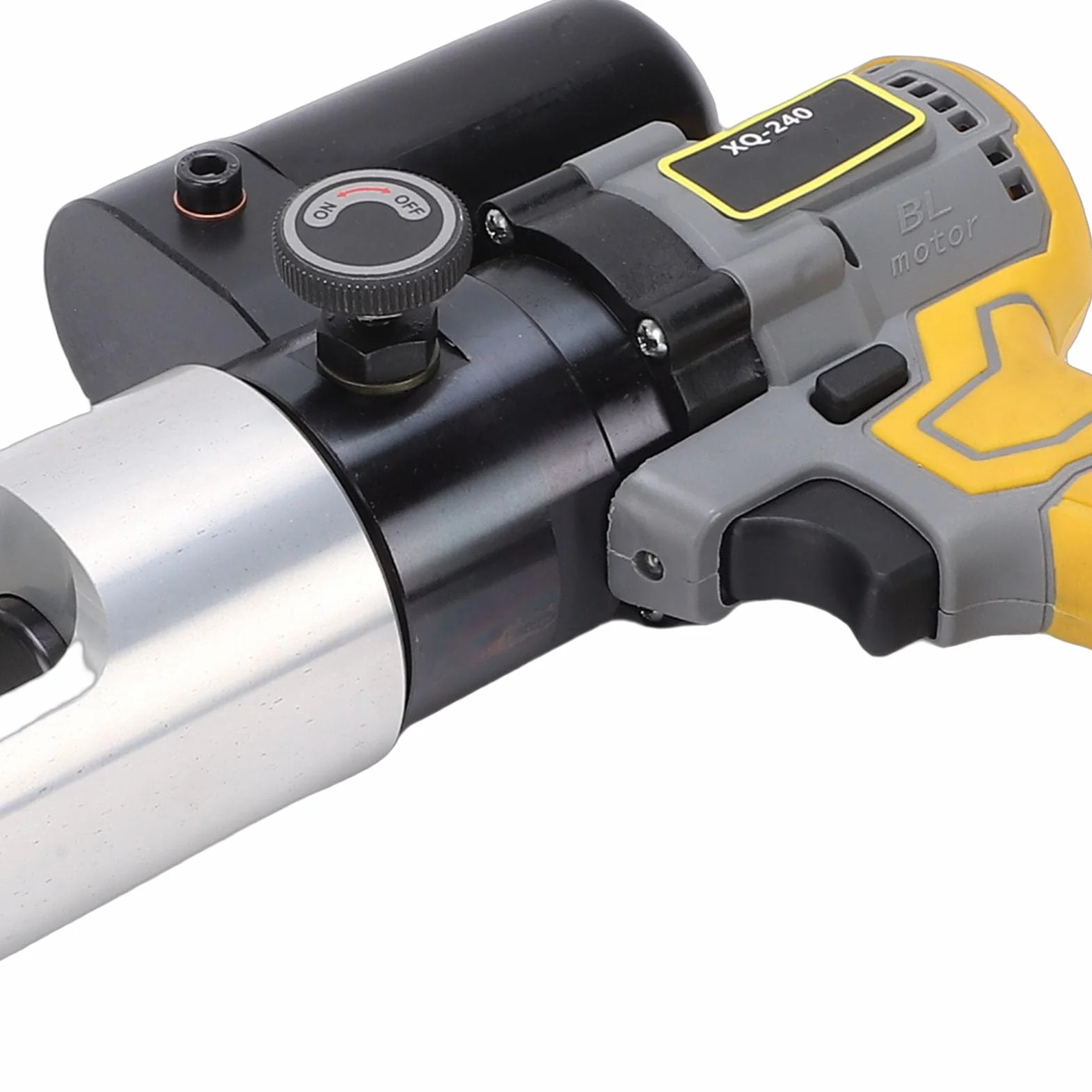 Elektryczne Hydrauliczne Narzędzie do Zaciskania, Moc Wyjściowa 90 KN z 10 Matrycami i głowicą obrotową 360°, Zaciskarka do Końcówek Kablowych z Miedzianego Aluminium, Idealna Prac