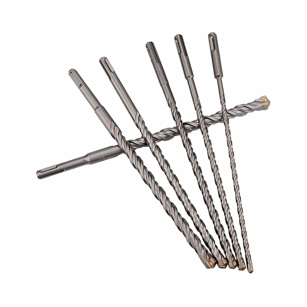 Zestaw wiertła obrotowego SDS Plus， Wiertło udarowe do betonu SDS Plus 6-25 mm 260 mm z węglika wolframu, cegła krzyżowa | 22mm