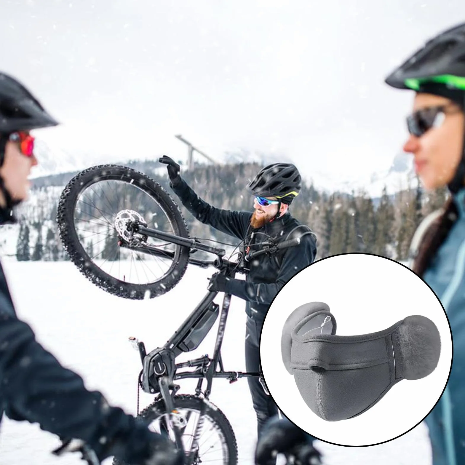 Zimowa twarz | twarz na zimną pogodę | termiczna osłona twarzy | polarowa zimowa maska na twarz z wiatroszczelną osłoną uszu, elastyczne dopasowanie unisex sporty outdoorowe nakrycie głowy osłona