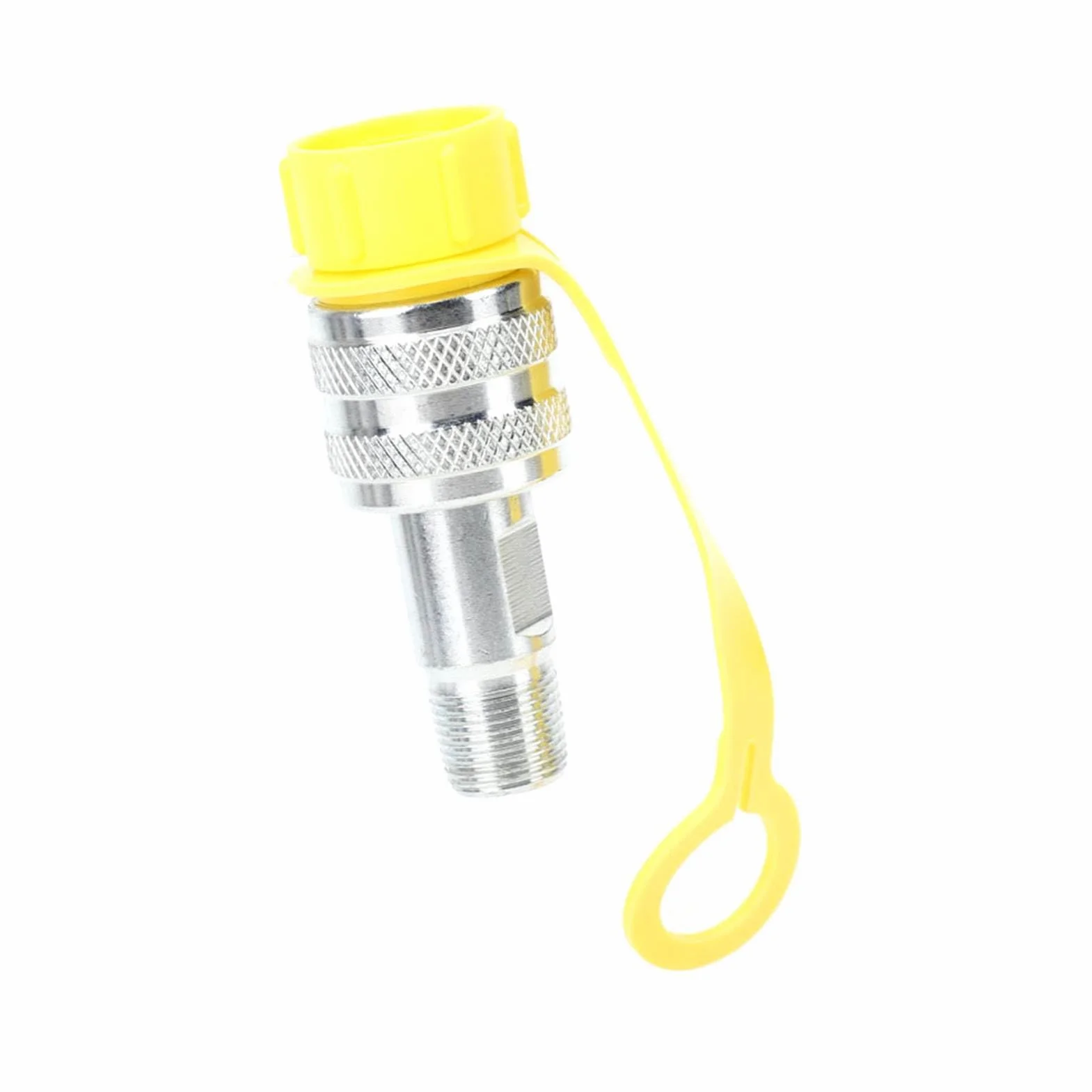 Złącze Hydrauliczne, Zestaw Złączek Hydraulicznych, Szybkozłącze ze Stali Chromowanej, wytrzymałość na Ciśnienie 70 MPa, z funkcją Blokady Zabezpieczającej dla Przewodu Oleju