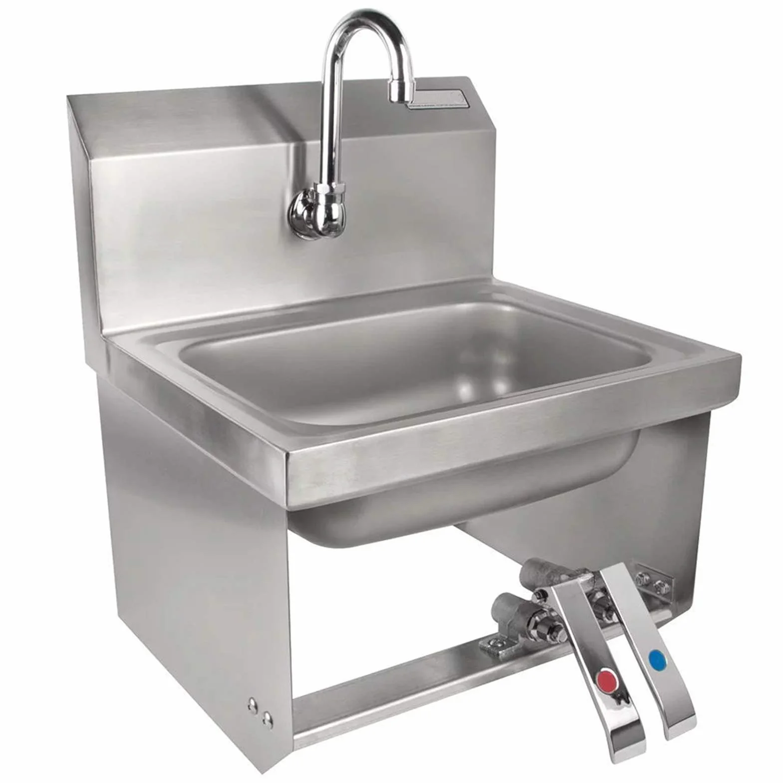 Easy Install Stop Valve, G1/2 gwintowany zawór zamienny do kranu w kuchniach, łazienkach, barach i hotelach (Podwójny zawór kolanowy)