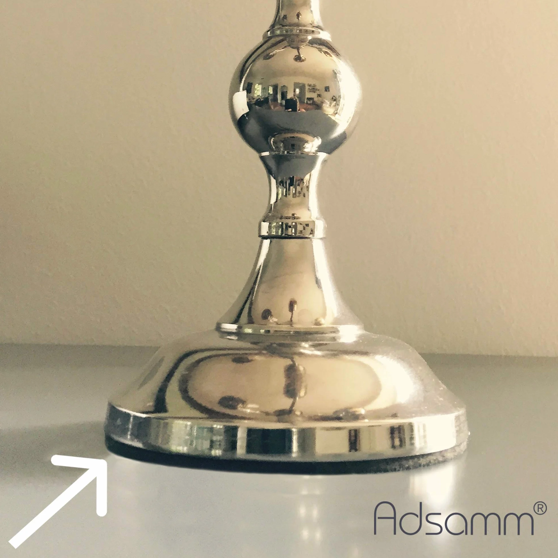 Adsamm FP-35-SA-BR-2535-24-5 FP-35-SA-BR-2535-24 120 x podkładka filcowa, brązowa, 25 x 35 mm