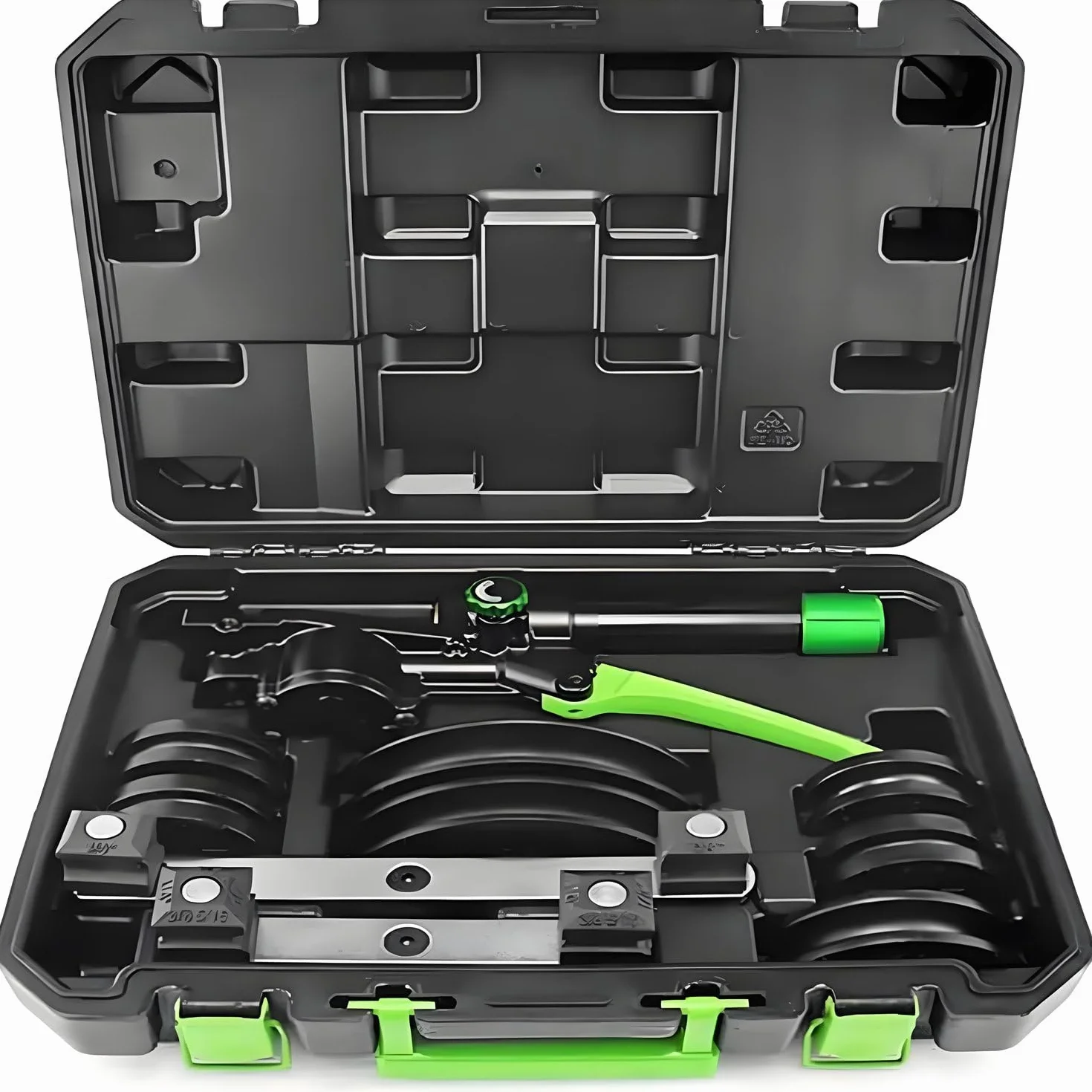 Zestaw Narzędzi Do Ręcznej Hydraulicznej Giętarki Do Rur Miedzianych Hvac Ratchet Z 7 Matrycami 1/4"-7/8" Giętarka Do Rur Miedzianych Giętarka Do Żeliwa Sferoidalnego