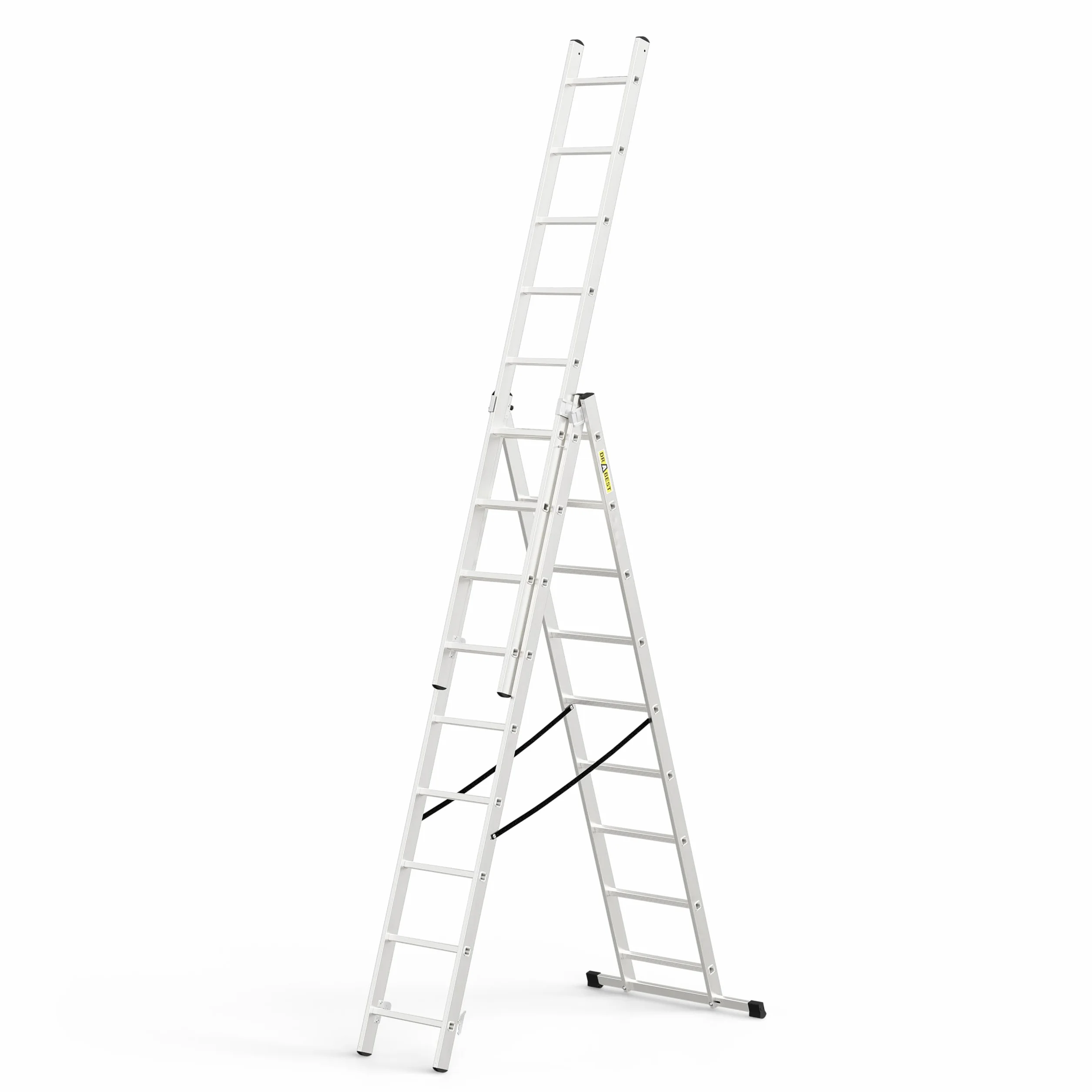 Drabina aluminiowa przemysłowa 3x9 udźwig 150 kg Drabest