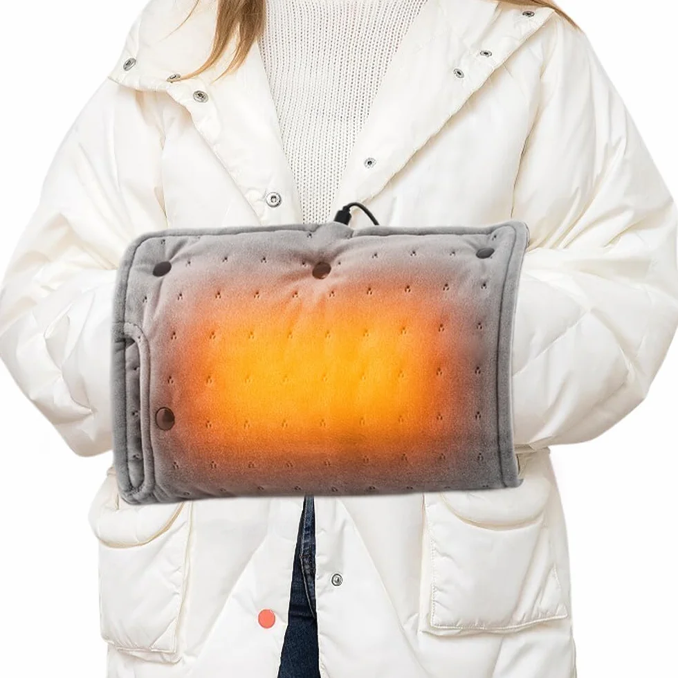 Elektryczny grzejnik grzewczy 50 x 27 cm poduszka grzewcza z termostatycznym ustawieniem temperatury