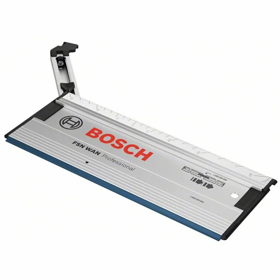 Bosch Professional: prowadnica kątowa FSN WAN do szyny prowadzącej (kompat. z pilarki tarczowe GKS z rozsz. G, zagłębiarki GKT i wybrane wyrzynarki GST + frezarki GOF z dod. adapt.)
