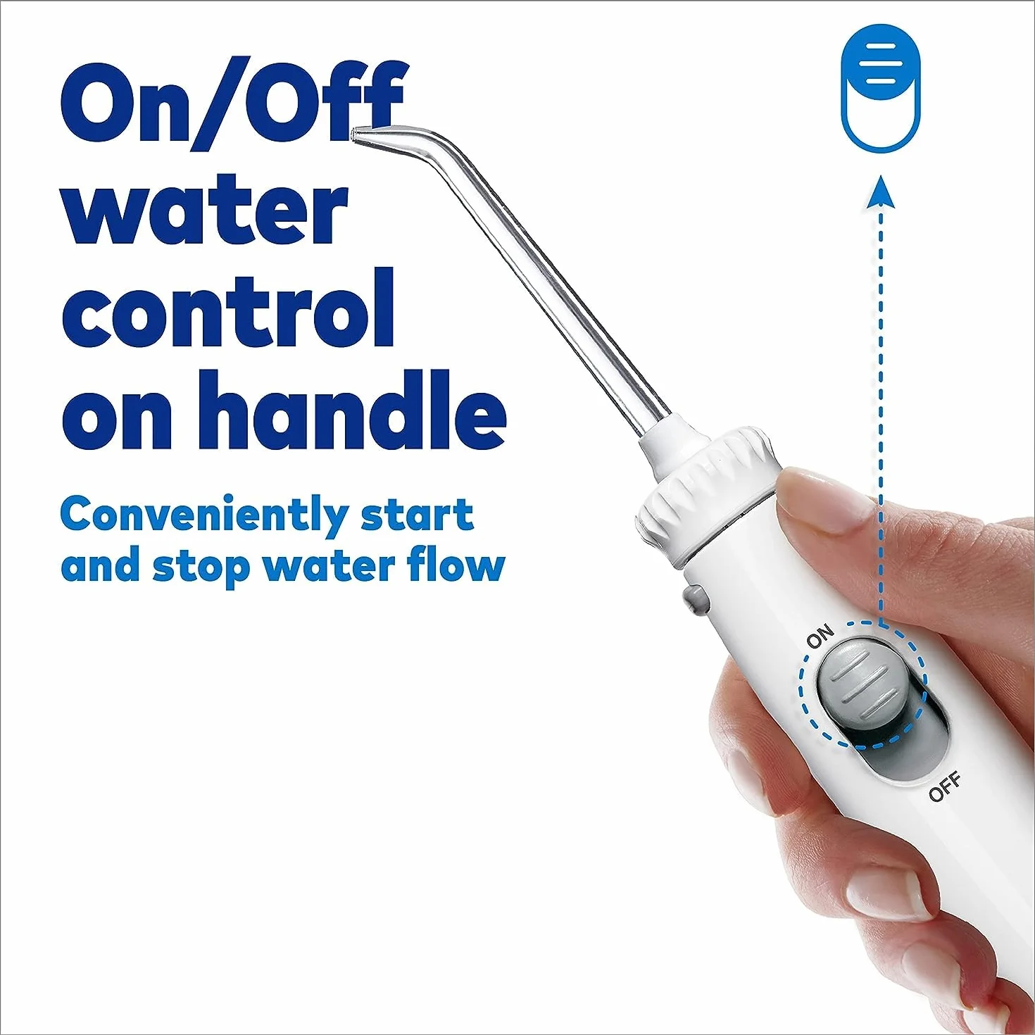 Waterpik WF100EU Ultra - hydropulsator - dysza dentystyczna - w zestawie z 6 dyszami i osłoną na kartę Arkebion® do ochrony danych RFID