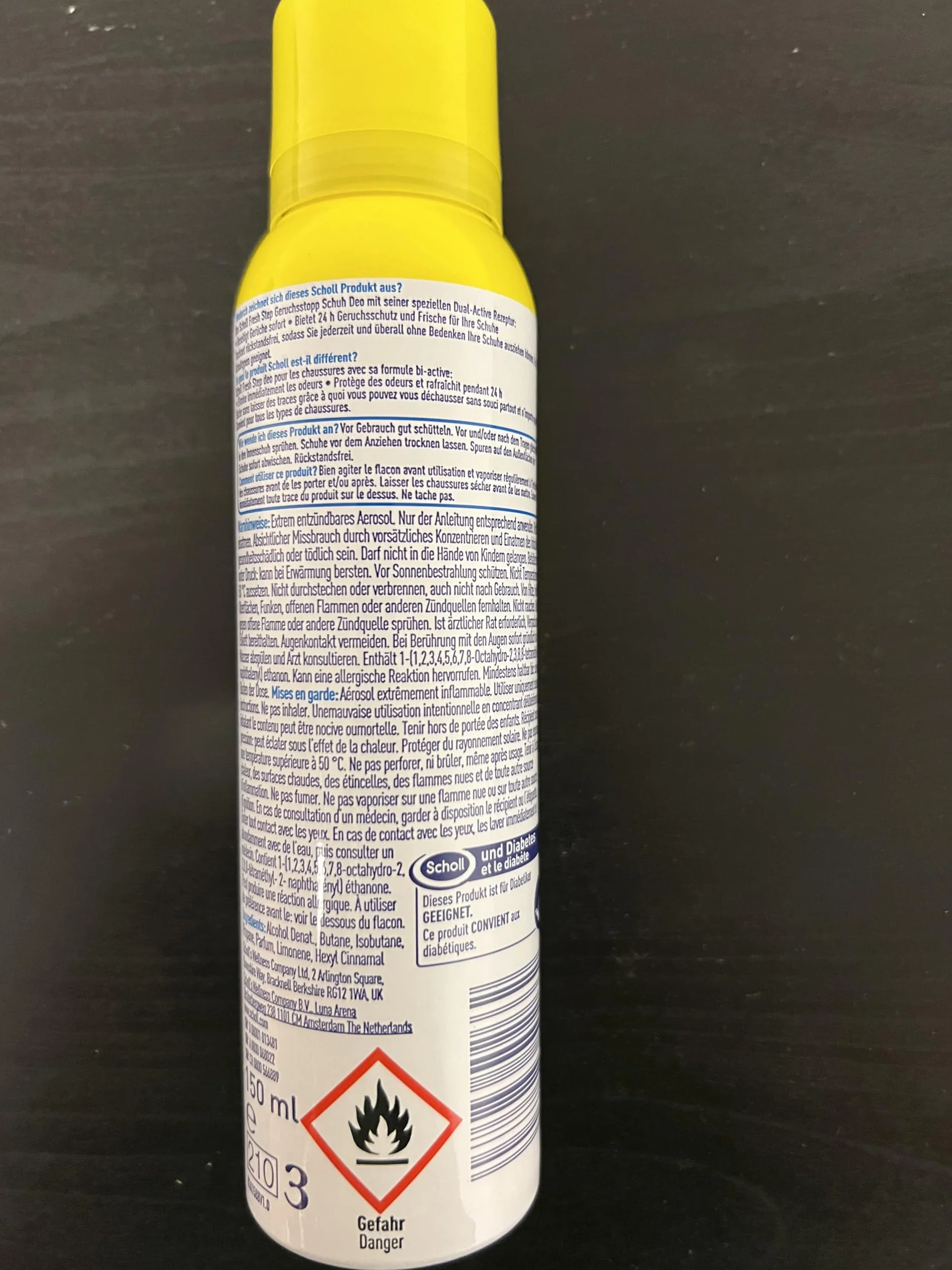 Dr. Scholl's Dezodorant w sprayu do butów 48h 3 x 150 ml