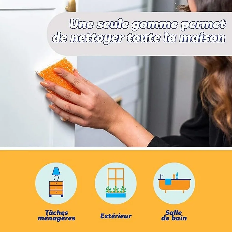 Scrub Daddy Eraser Gumka do Ścierania, Biały/Niebieski, 2 szt.