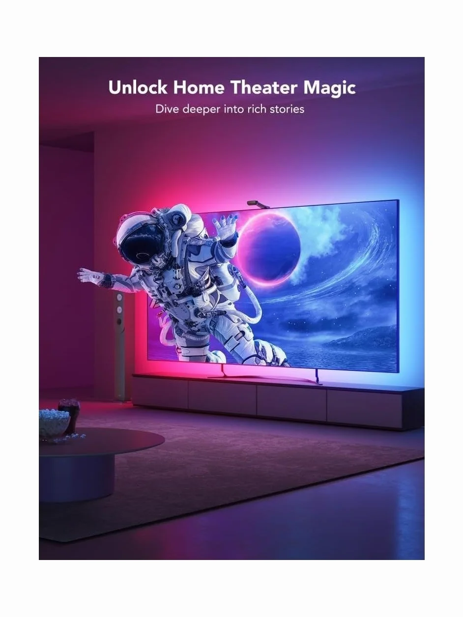 Govee H605C Taśma świetlna LED RGB do telewizora 75-85" z Wi-Fi i sterowaniem Bluetooth