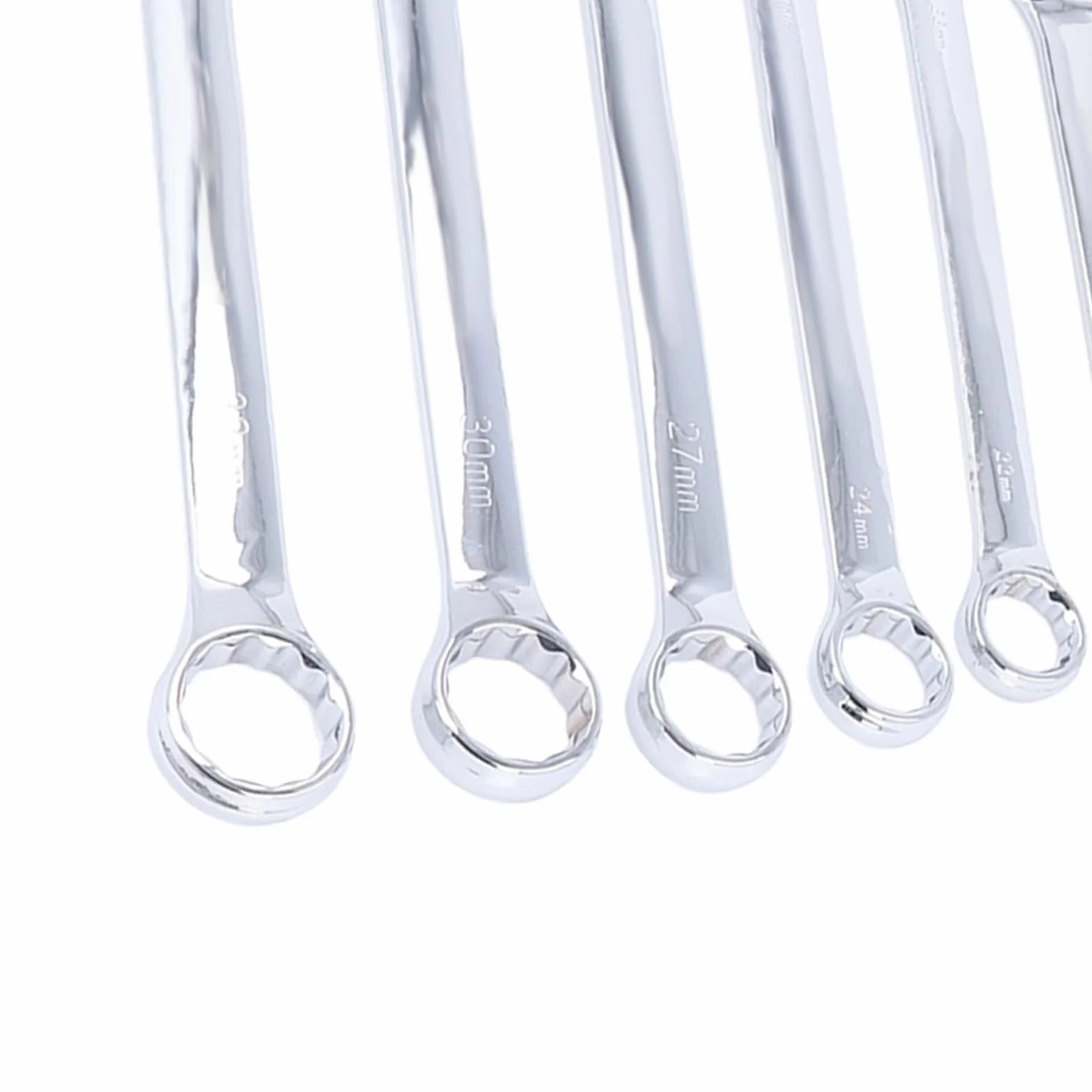 Zestaw Kluczy Metrycznych, 20-częściowy Zestaw Małych Kluczy Klucz Płasko-oczkowy 6 Mm do 32 Mm, Klucze Dwustronne ze Stali CRV Narzędzie Ręczne z Taśmą Zwijaną do Naprawy Samochodów i Naprawy Sprzętu