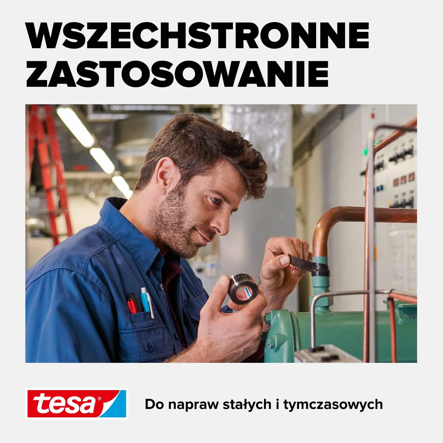 Tesa 56064-00003-00 Taśma Uszczelniająca, Przeźroczysty, 2.5m x 19mm