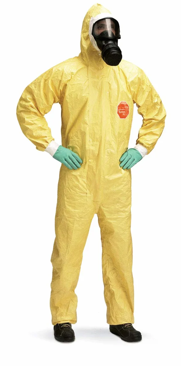 Dupont Tyvek Tychem C kombinezon chemiczny, żółty