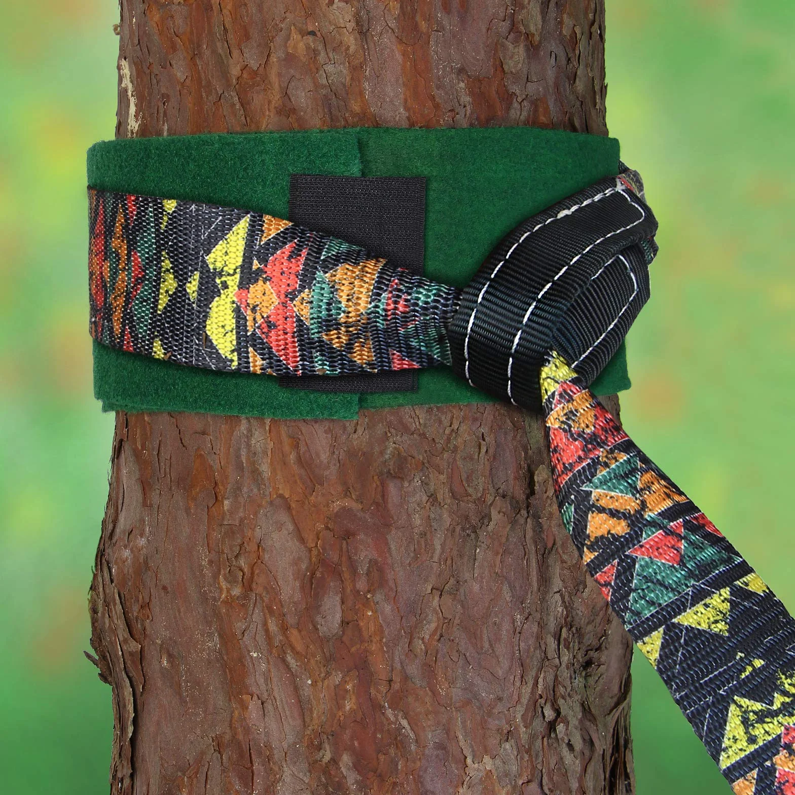 ALPIDEX Slackline Set 15m + osłona drzewa i napinacza grzechotka, odpowiedni dla dzieci początkujących zaawansowanych użytkowników