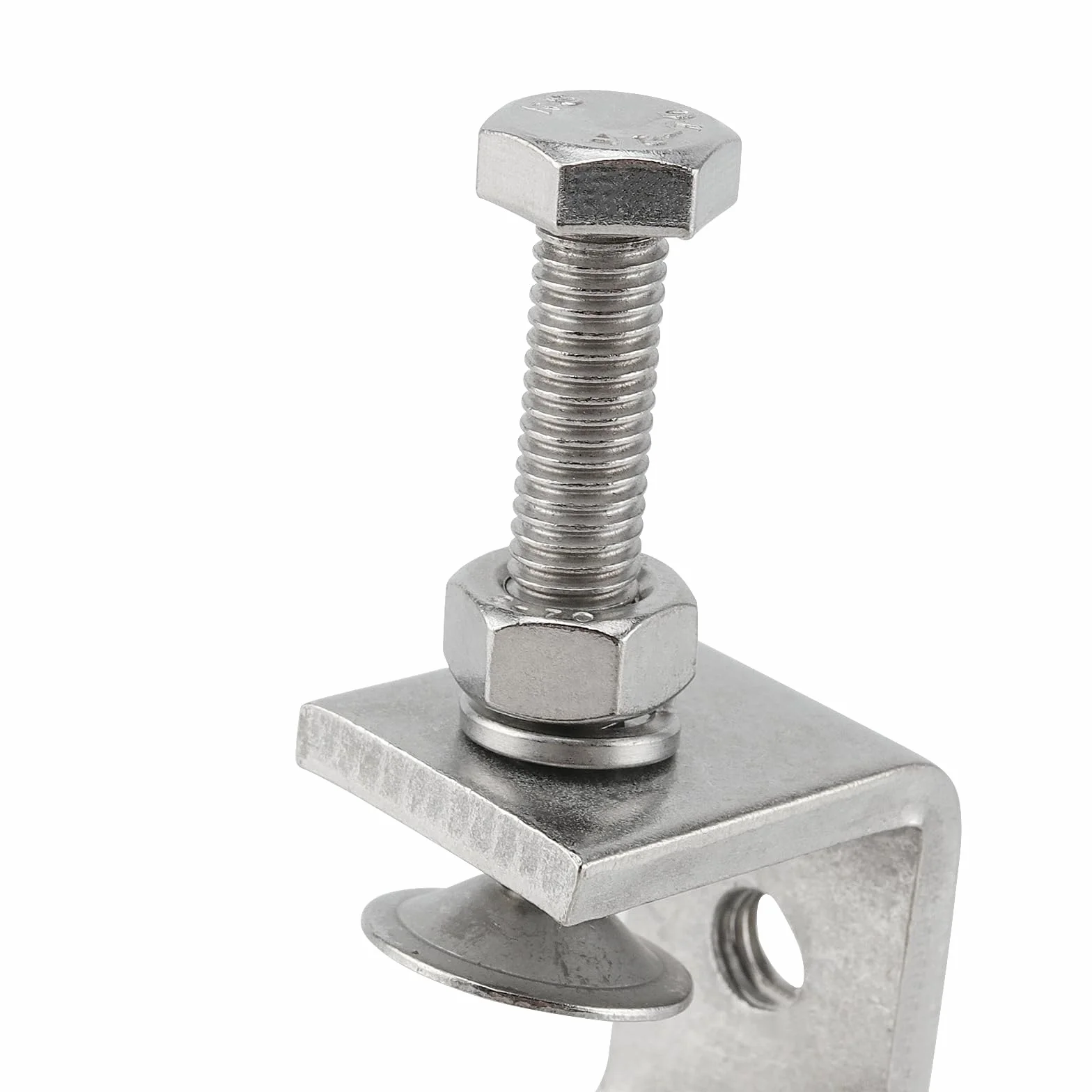 8 sztuk zacisków ze stali nierdzewnej C 304, wysokowydajne zaciski C, do obróbki drewna, mini zacisk ?rubowy z szerokimi otworami szcz?kowymi 30 mm, do obróbki drewna, spawania, stolarki,