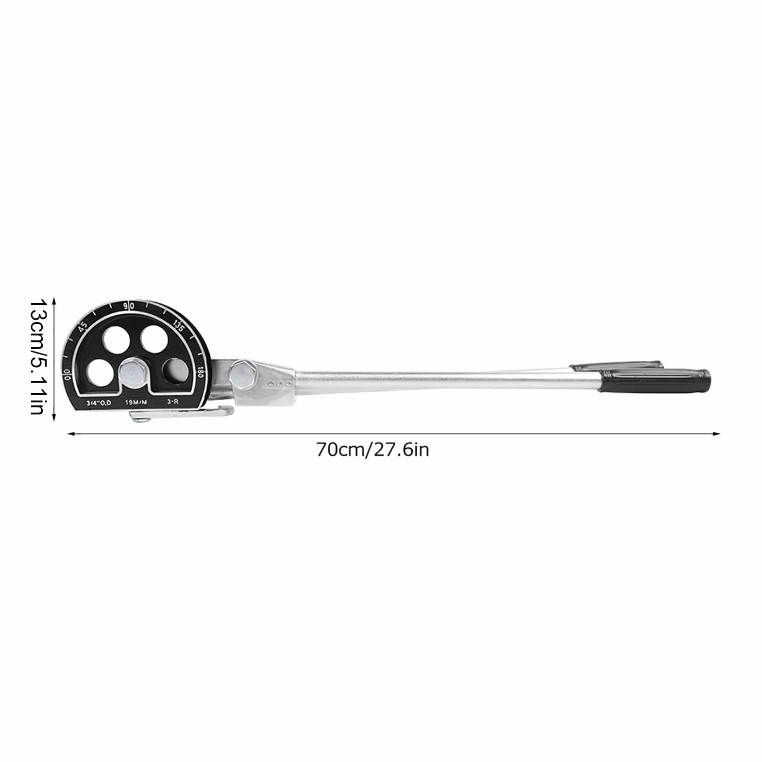 Narzędzie Ręczne do Gięcia Rur 19 Mm, Stal + Stop Aluminium o Wysokiej Twardości do Rur Miedzianych, 180°, dokładność Craft, Model: CT-364-12, Zastosowanie: Gięcie Miedzi i