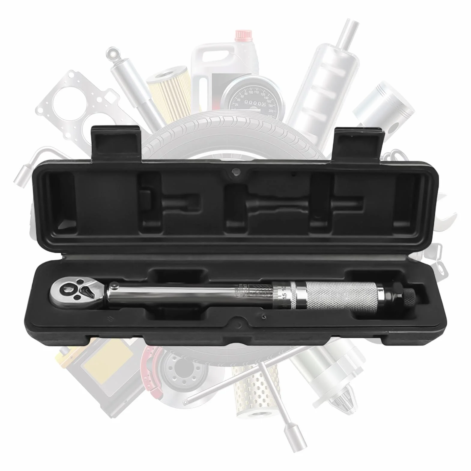 Klucz Dynamometryczny 72-zębowe narzędzie konserwacyjne 20-230 Nm z 72 | Przyjazny Dla Początkujących Klucz Dynamometryczny do domu, przemysłu, biura, warsztatu, na zewnątrz, do samochodów,