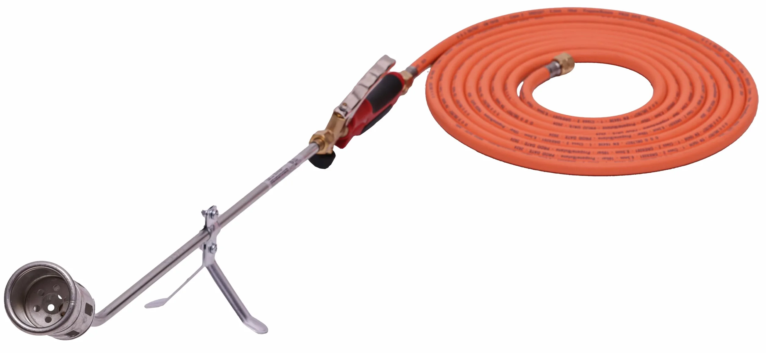 ROTHENBERGER Industrial Przemysłowy Palnik Grzewczy Romaxi Eco, Gazowy, Płomieniowy, Chwastobójca, Spawanie Blach Bitumicznych, Głowica Palnika 47 cm, z Wężem Gazowym Propanowym 3m 1500004669