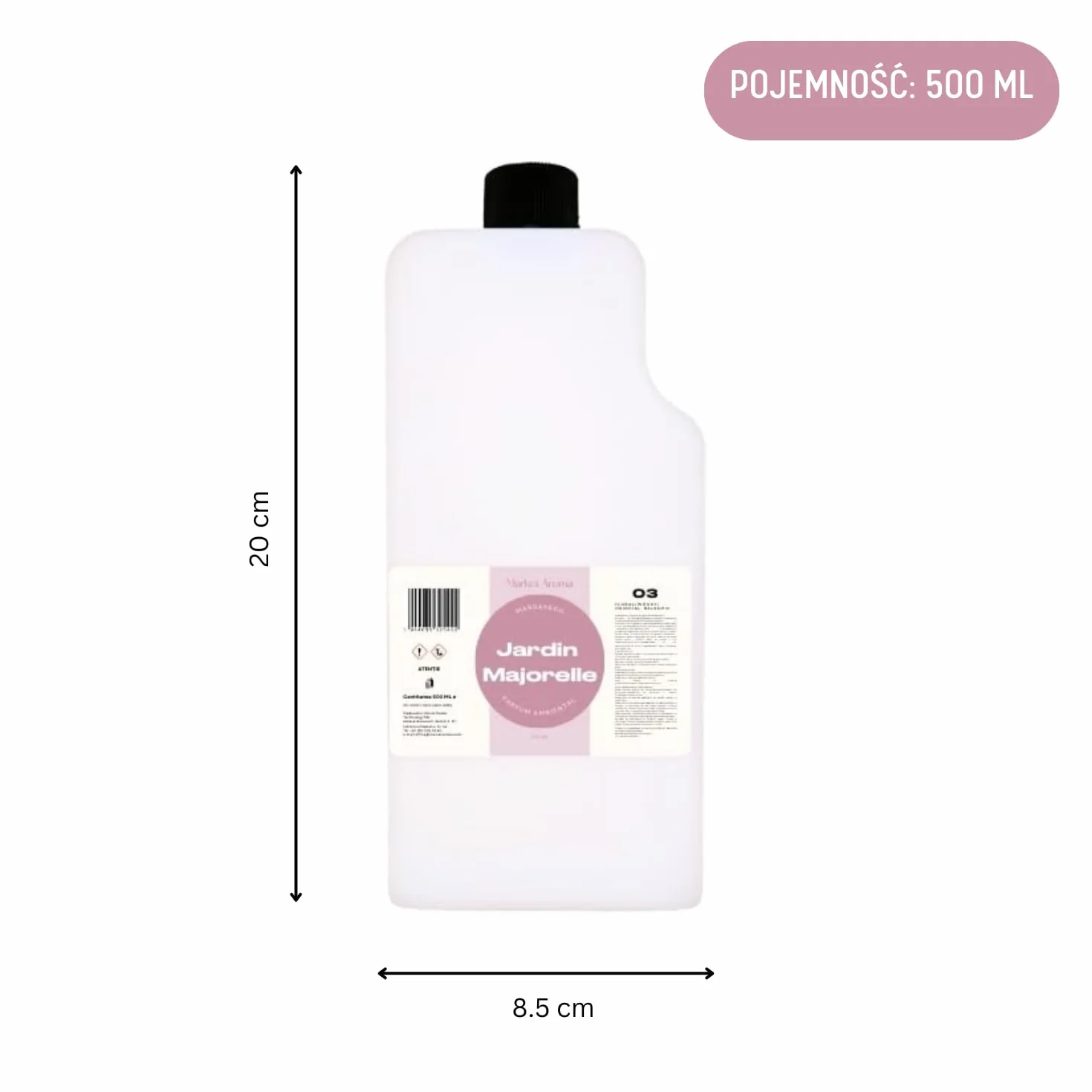 Wkład Zapachowy do Dyfuzorów Infinity | Zapach Kwiatowy | Pojemność: 500 ml | Pomieszczenia do 150 m2