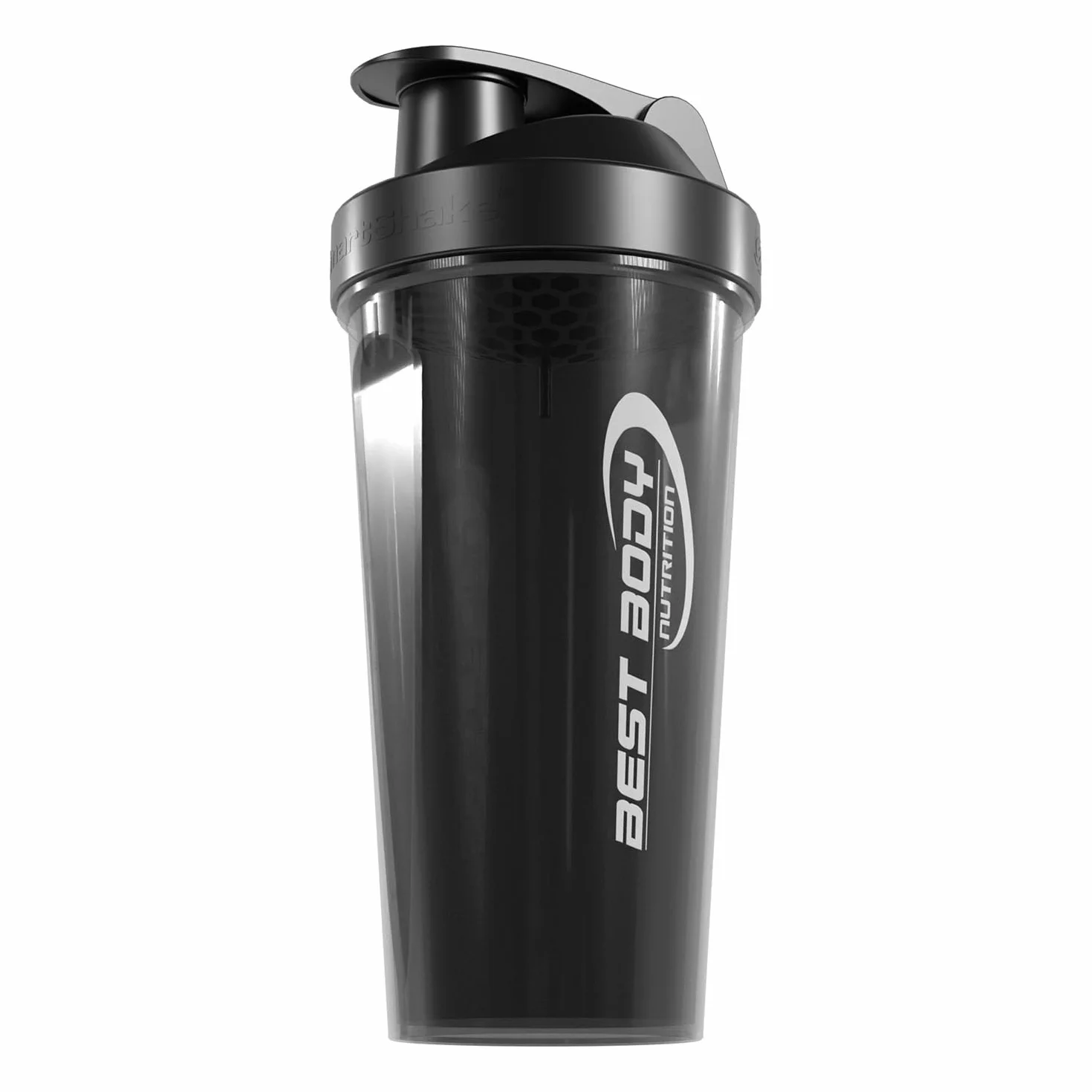 Best Body Nutrition 4260121349877 Shaker Proteinowy, 700 ml, Czarny