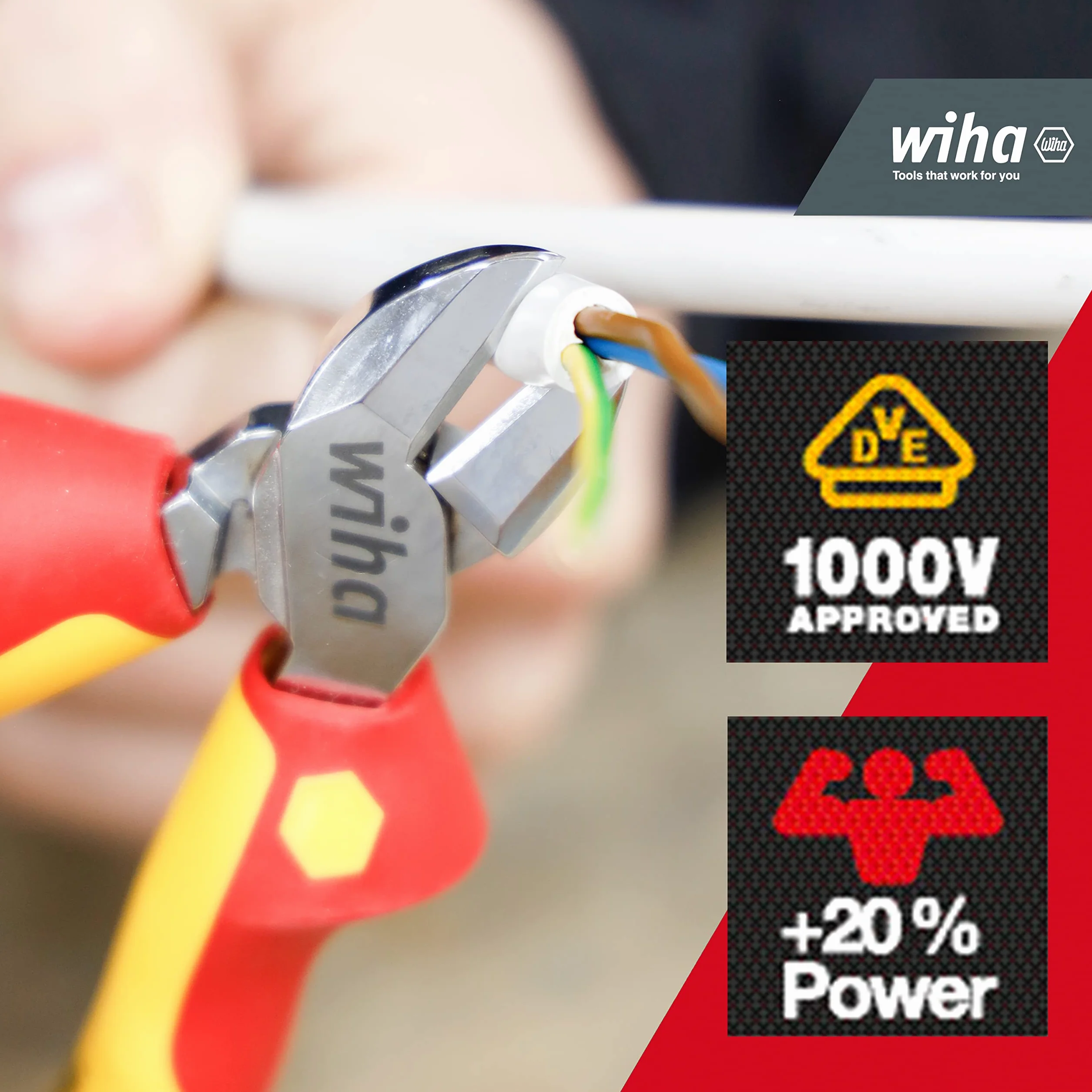 Wiha Nożyce cięcia ukośnego Professional DynamicJoint® 160 mm 6 1/2"