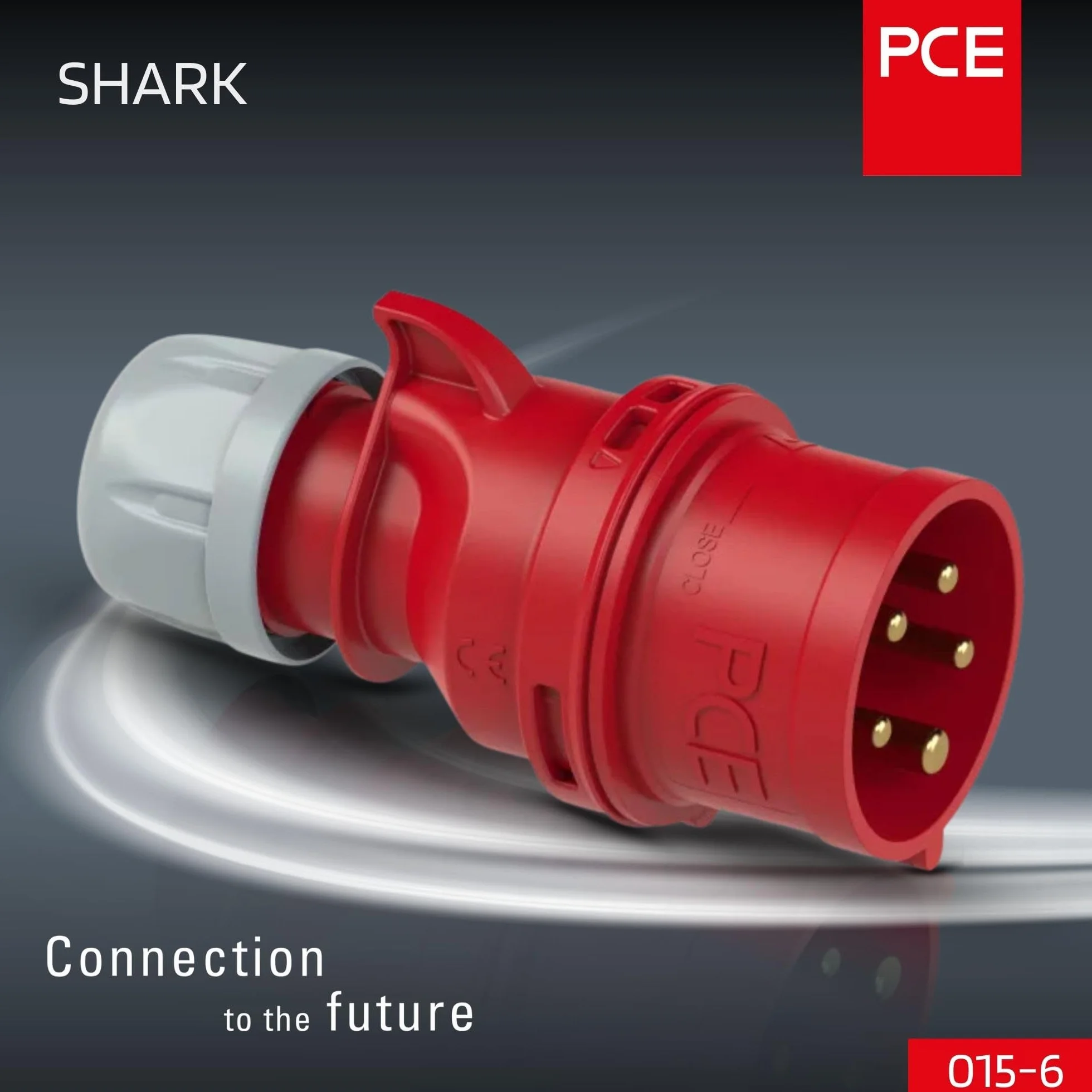 Wtyczka CEE SHARK 16A 5-bieg. IP44