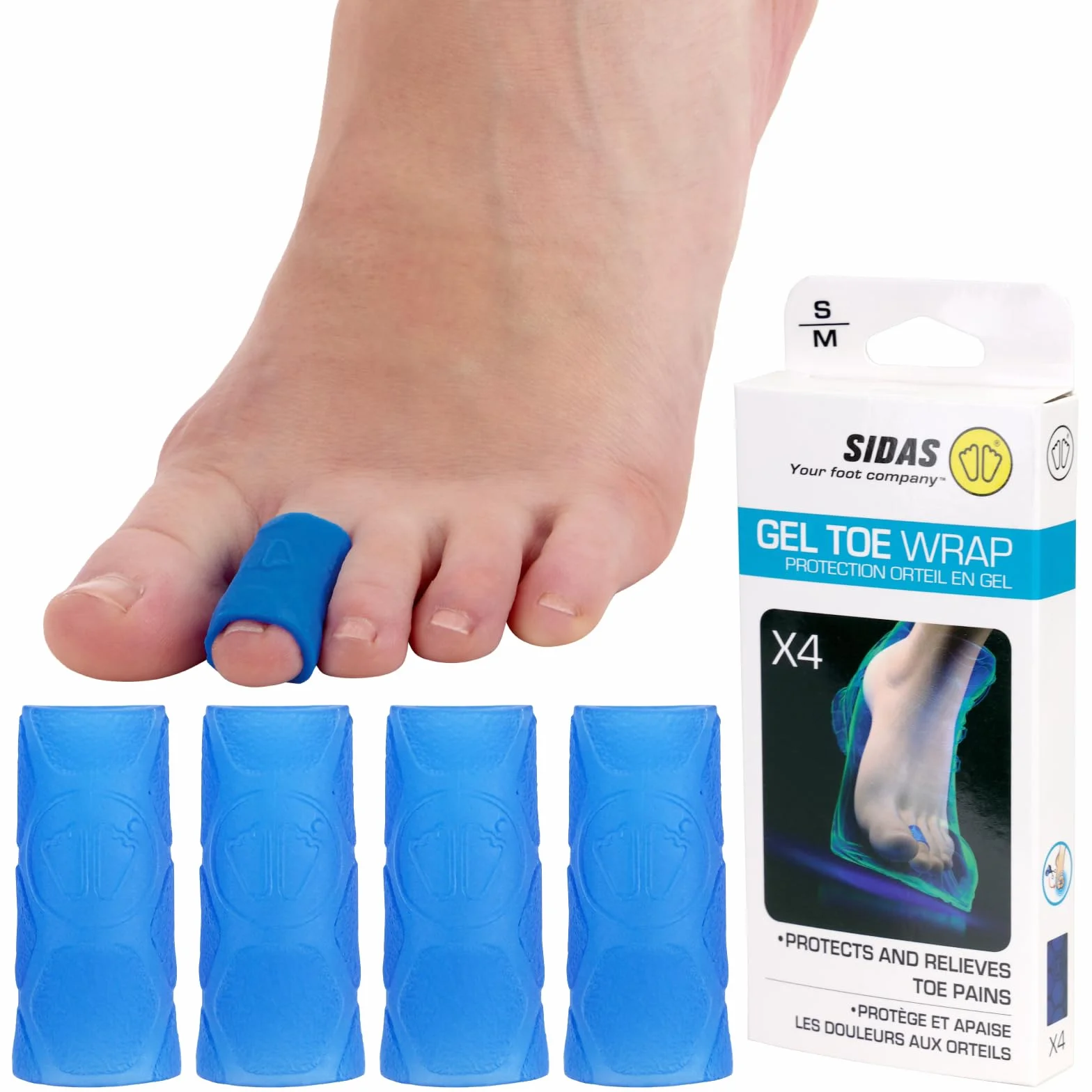 SIDAS żelowa ochrona Toe Wrap