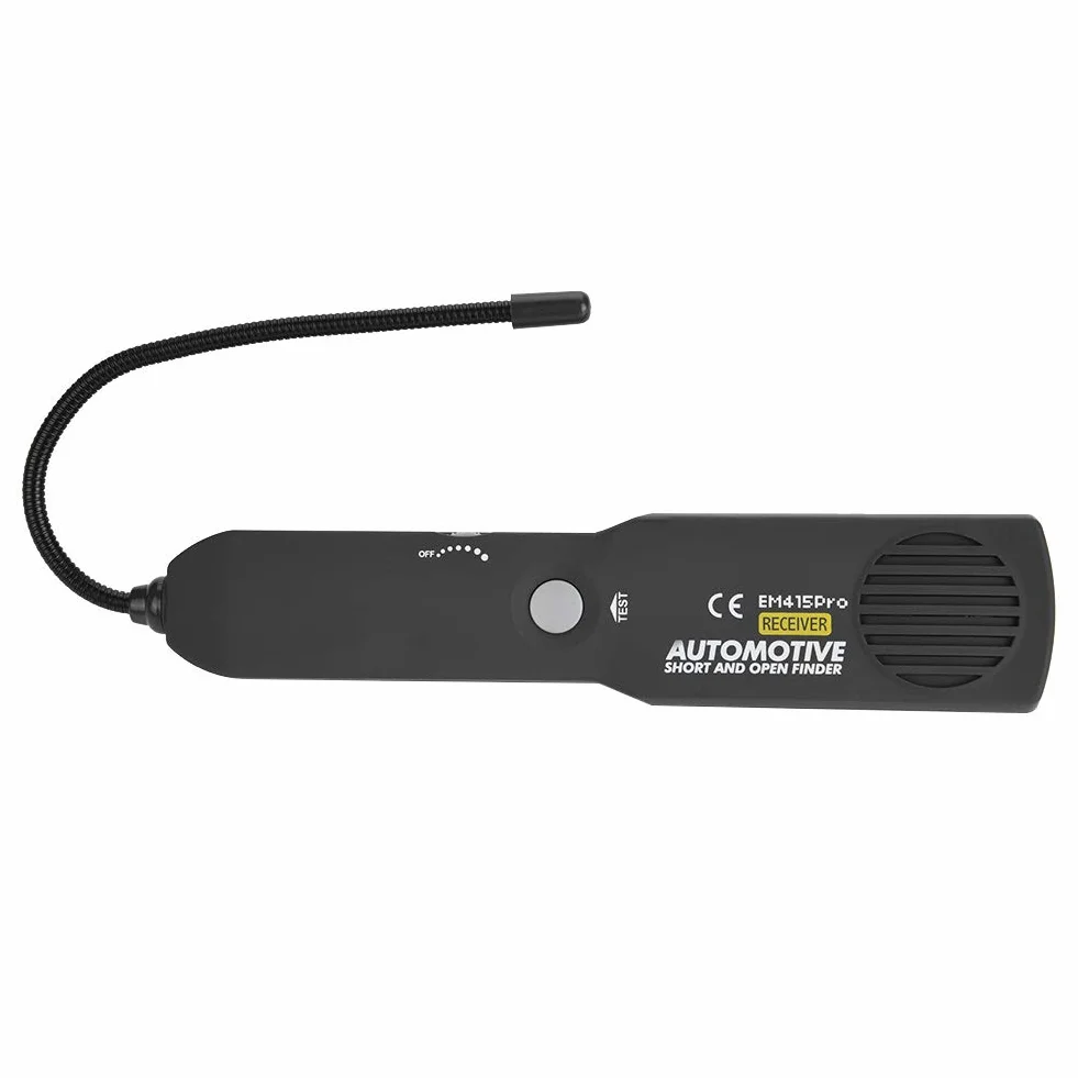 EM415PRO Narzędzie do naprawy przewodów kablowych - Open Short Circuit Finder Tester z elastyczną sondą, wyświetlaczem LED, torba do przechowywania przewodów samochodowych